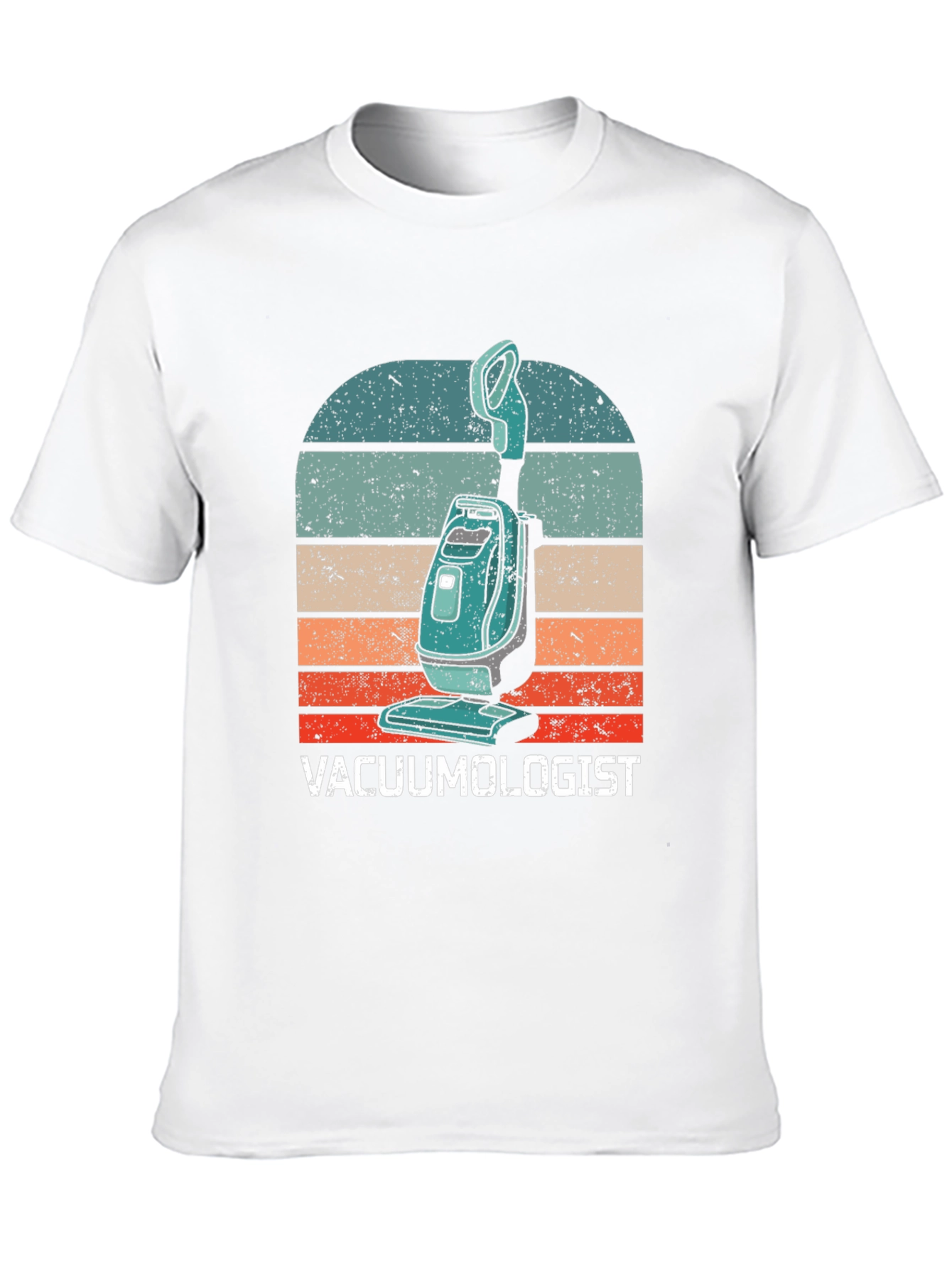 Vacuumologist Retro Graphic T-Shirt - Cleaning Humor