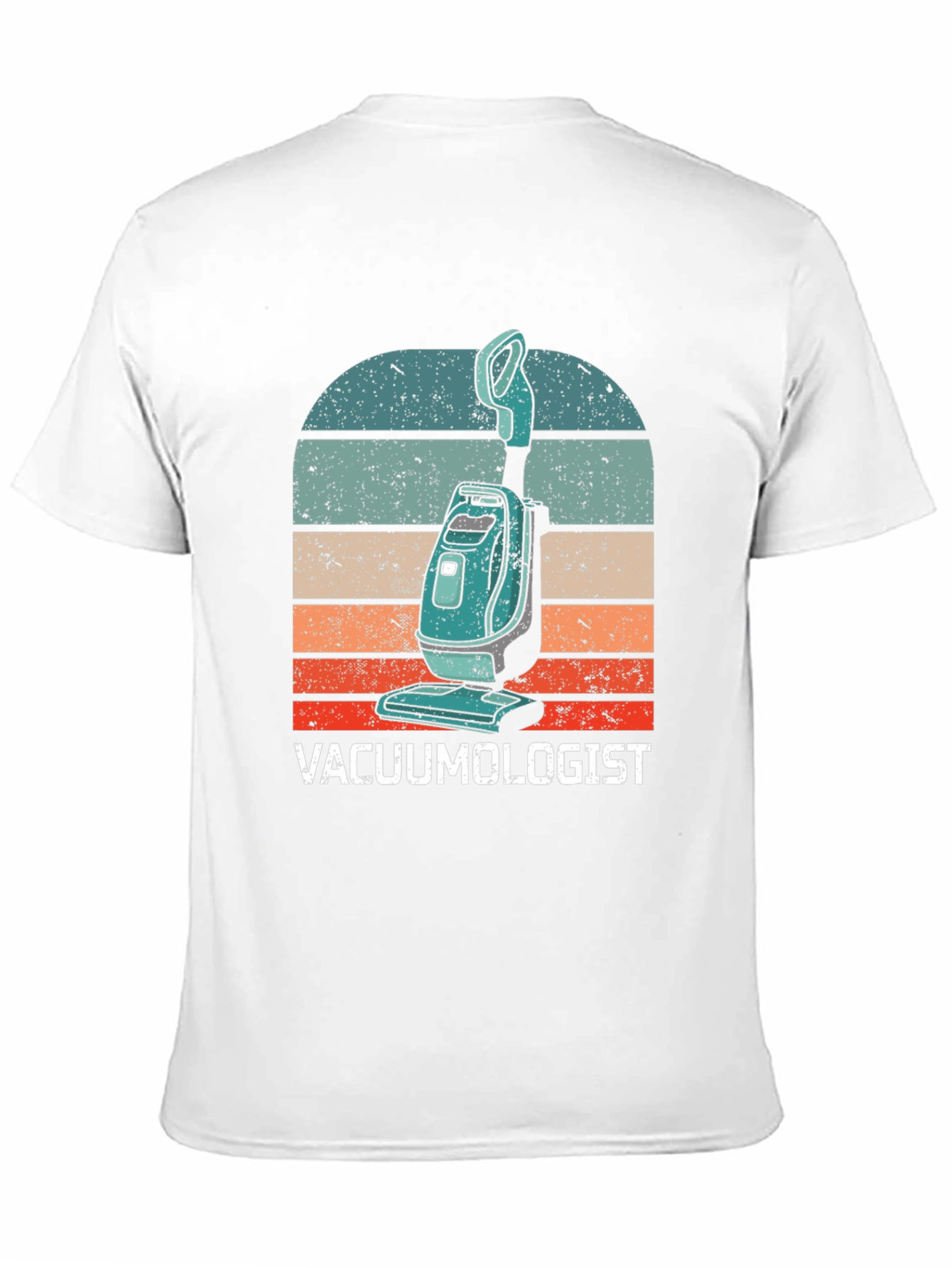 Vacuumologist Retro Graphic T-Shirt - Cleaning Humor