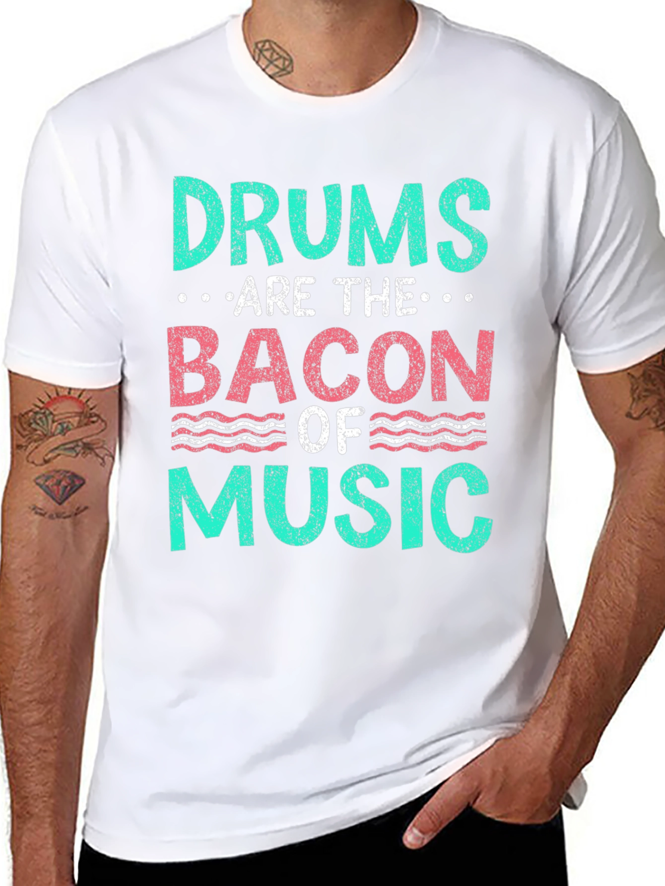 Drums are the Bacon of Music T-Shirt