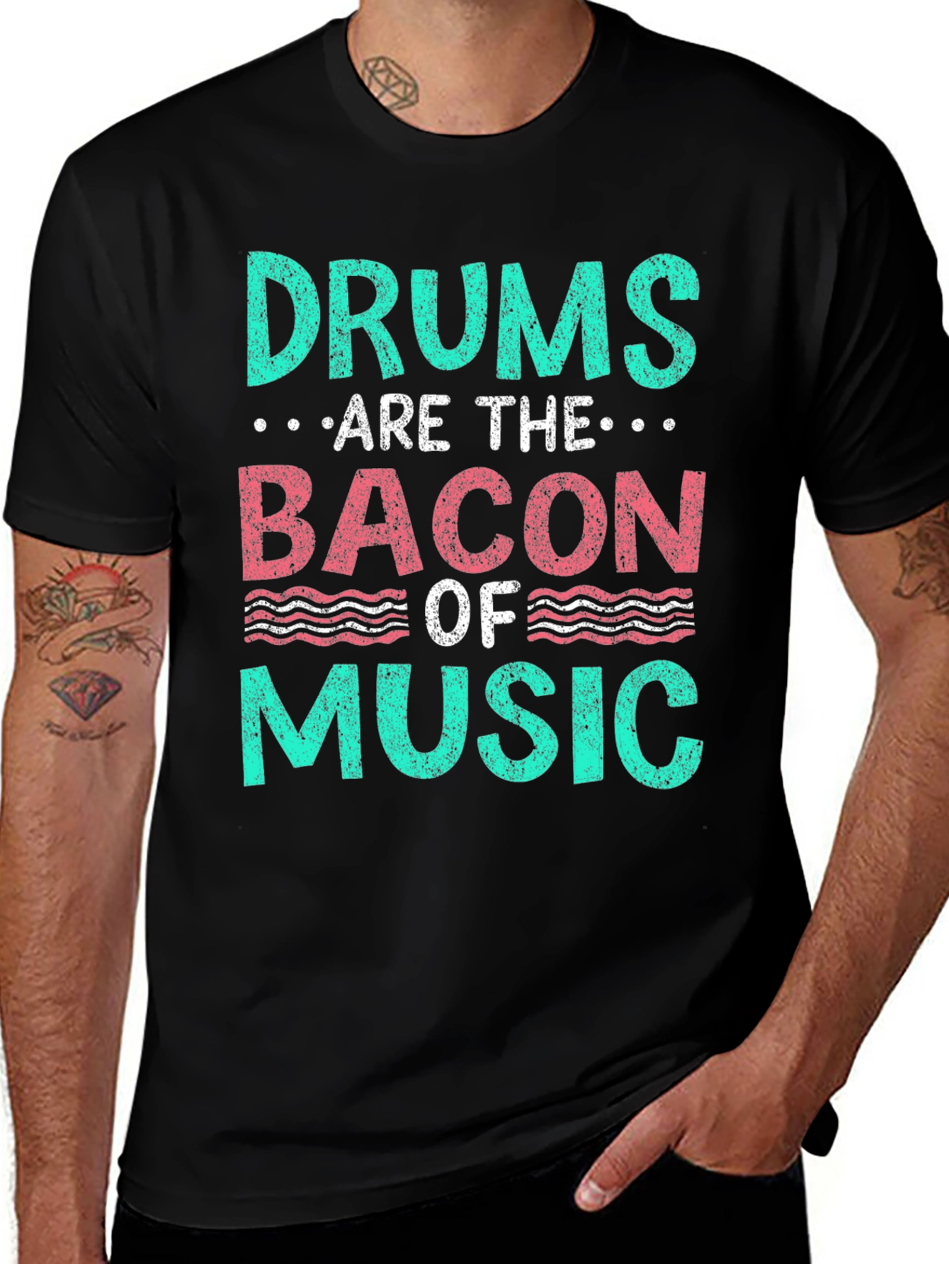Drums are the Bacon of Music T-Shirt