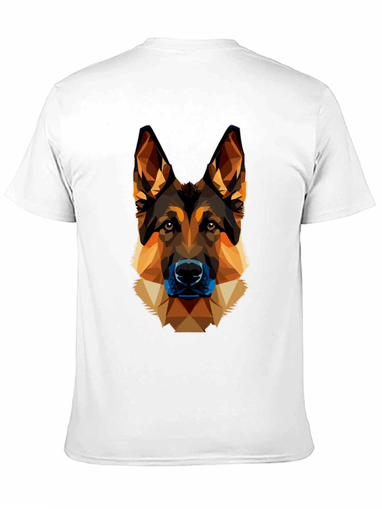 Geometric German Shepherd Graphic Tee