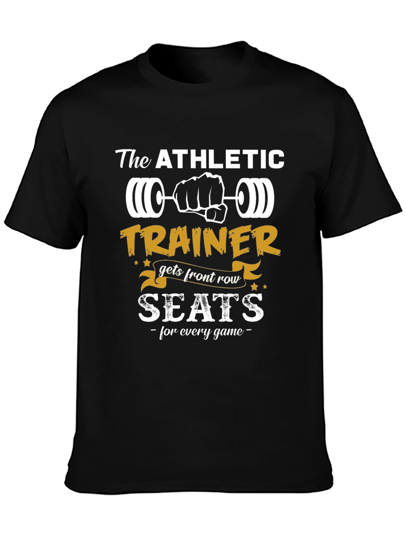 The Athletic Trainer T-Shirt: Front Row Seats Design