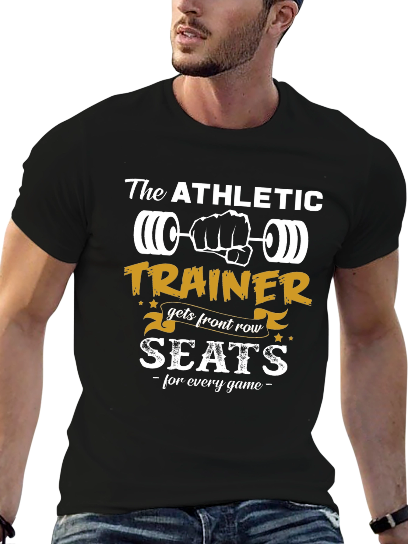 The Athletic Trainer T-Shirt: Front Row Seats Design