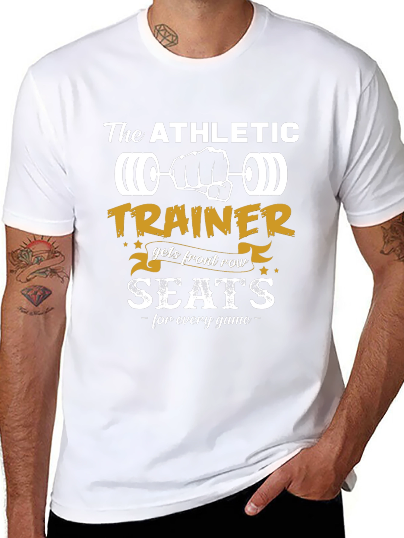 The Athletic Trainer T-Shirt: Front Row Seats Design