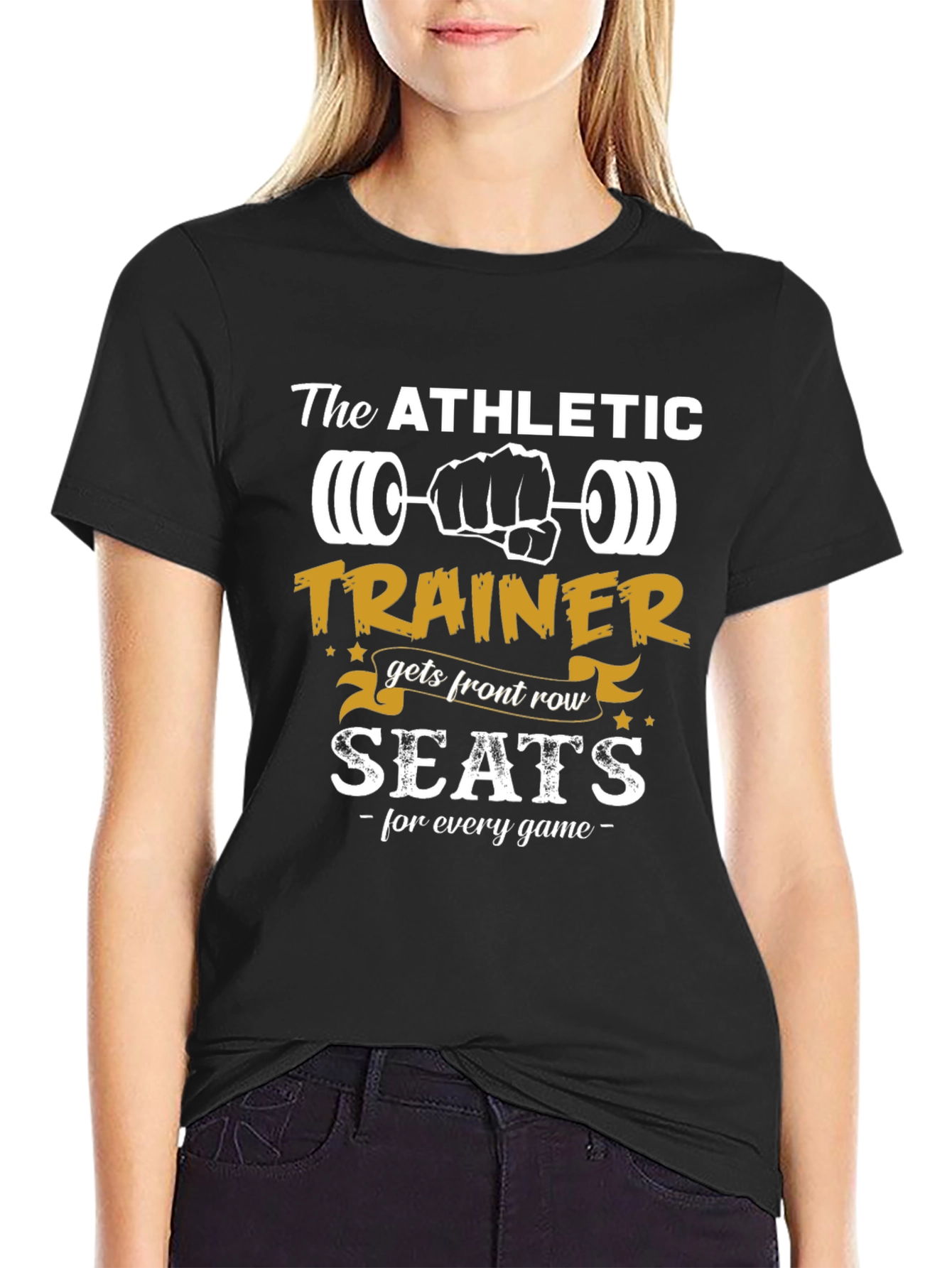 The Athletic Trainer T-Shirt: Front Row Seats Design