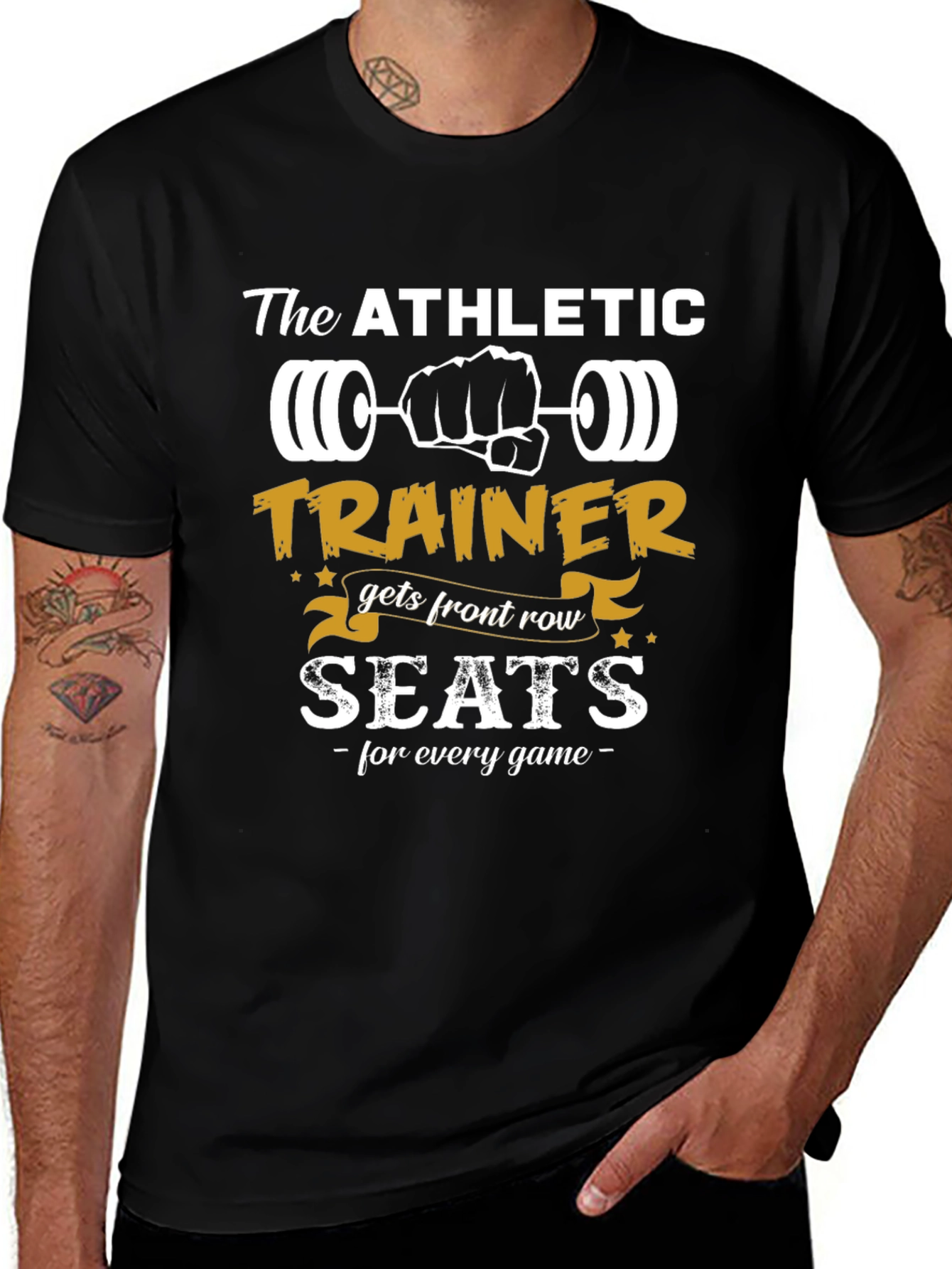 The Athletic Trainer T-Shirt: Front Row Seats Design
