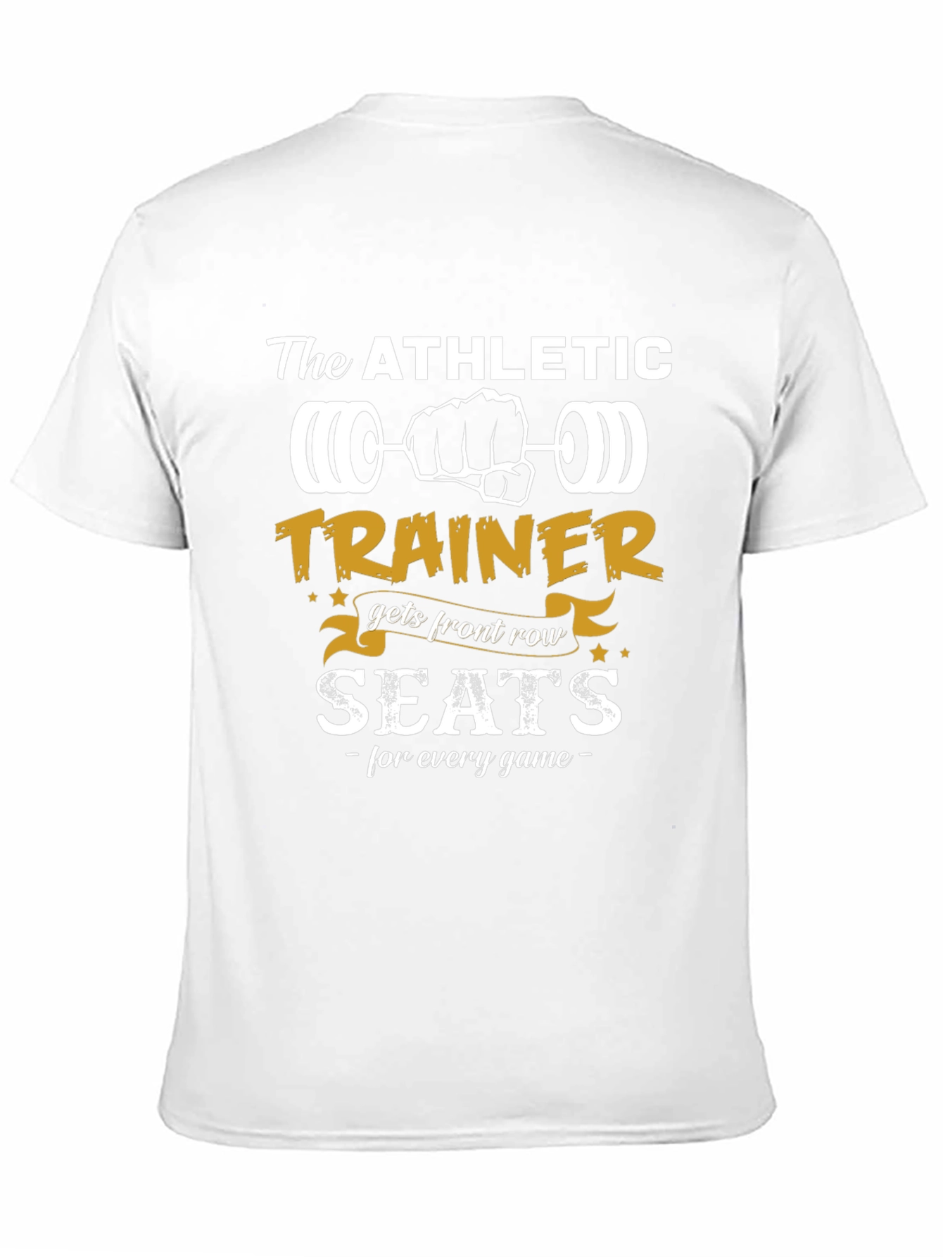 The Athletic Trainer T-Shirt: Front Row Seats Design