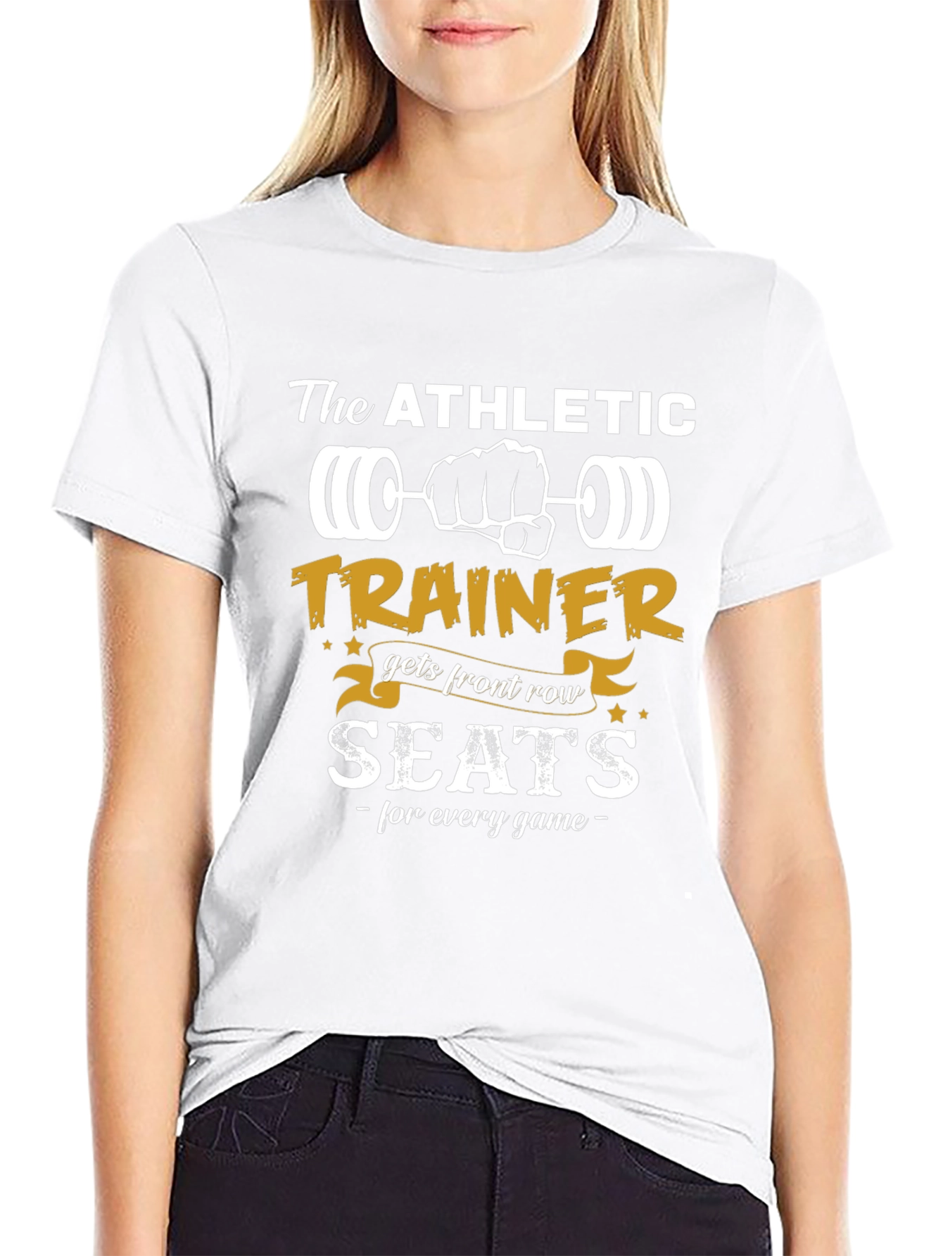 The Athletic Trainer T-Shirt: Front Row Seats Design