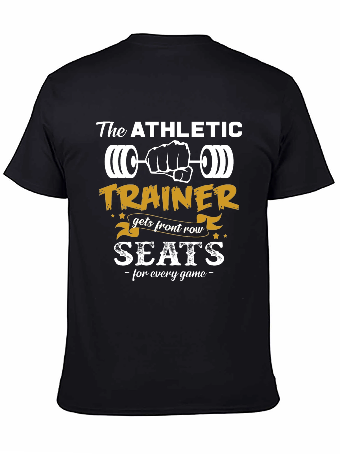 The Athletic Trainer T-Shirt: Front Row Seats Design