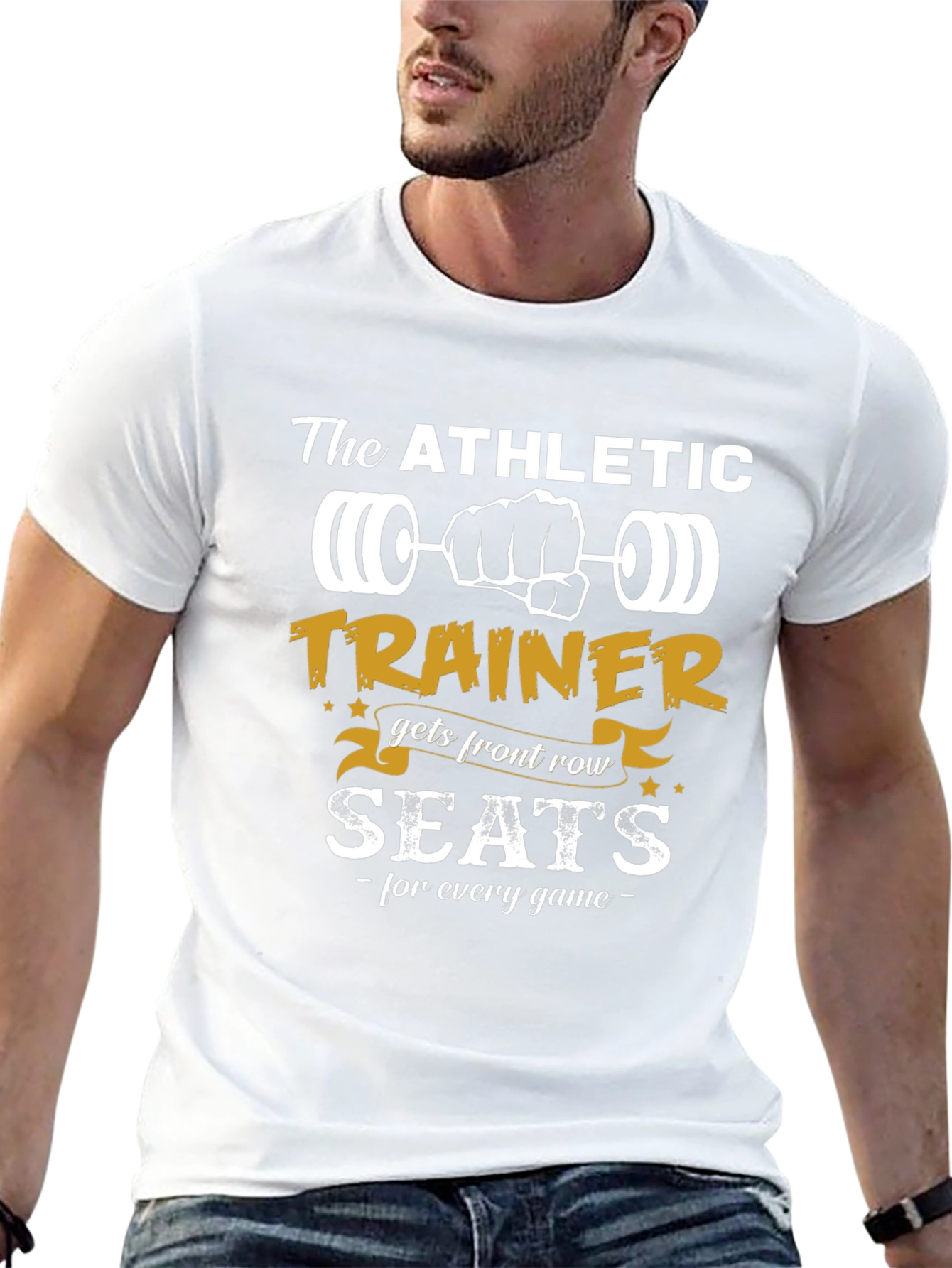 The Athletic Trainer T-Shirt: Front Row Seats Design