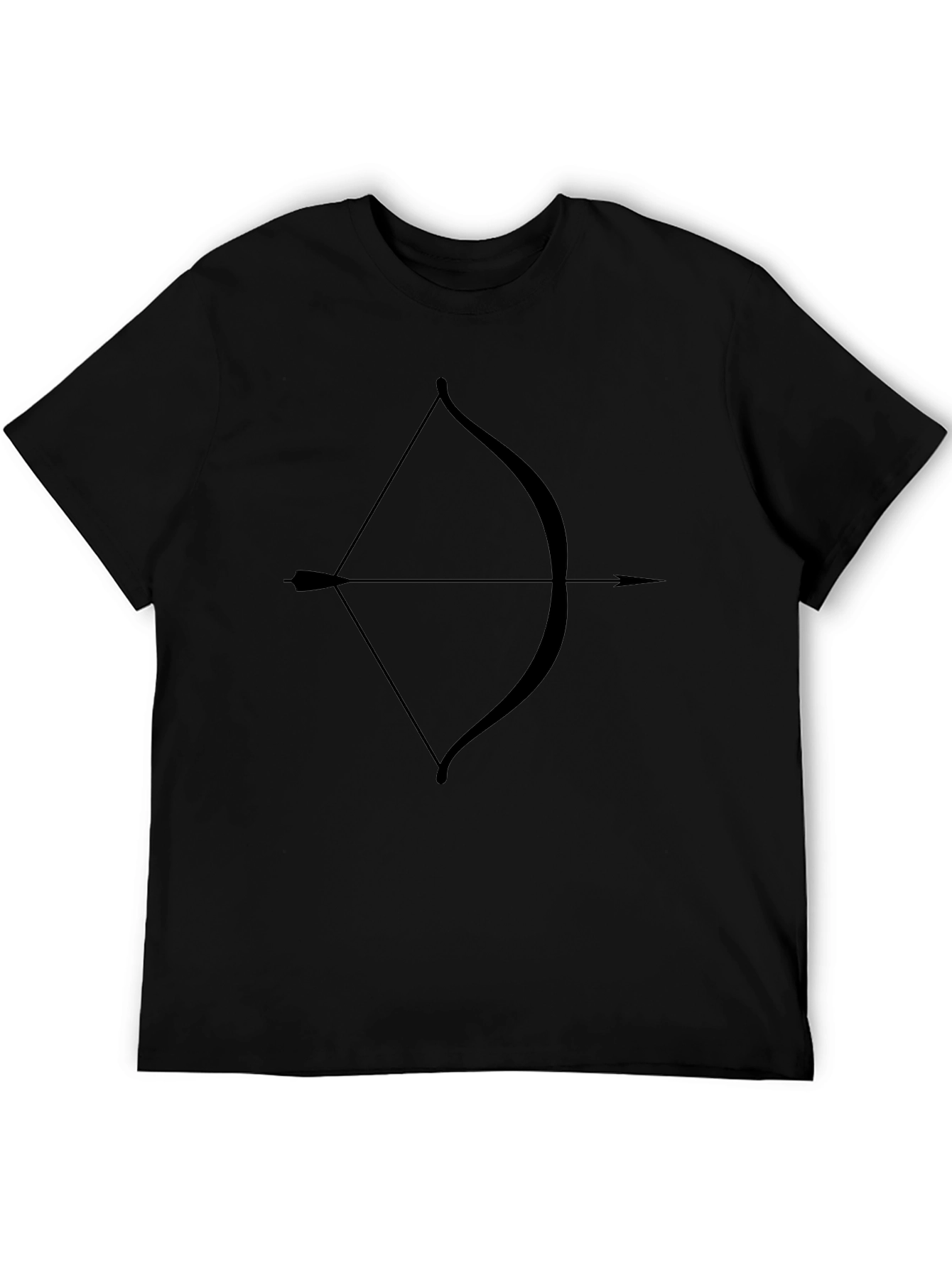 Archer Tee: Black Bow & Arrow Graphic T-Shirt