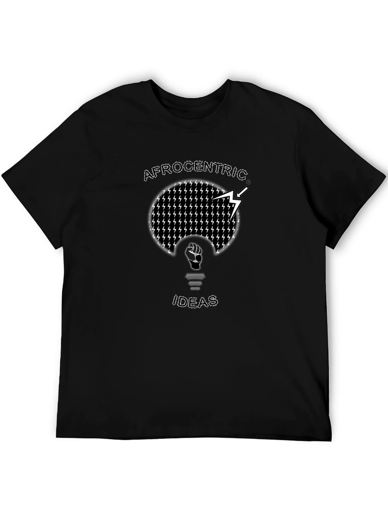 Afrocentric Ideas T-Shirt - Black Graphic Tee
