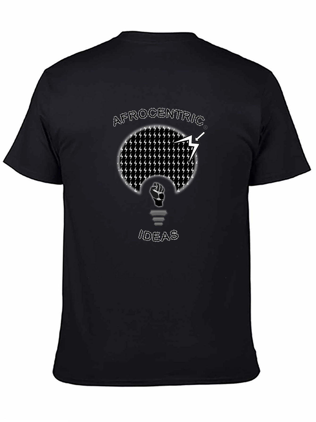 Afrocentric Ideas T-Shirt - Black Graphic Tee