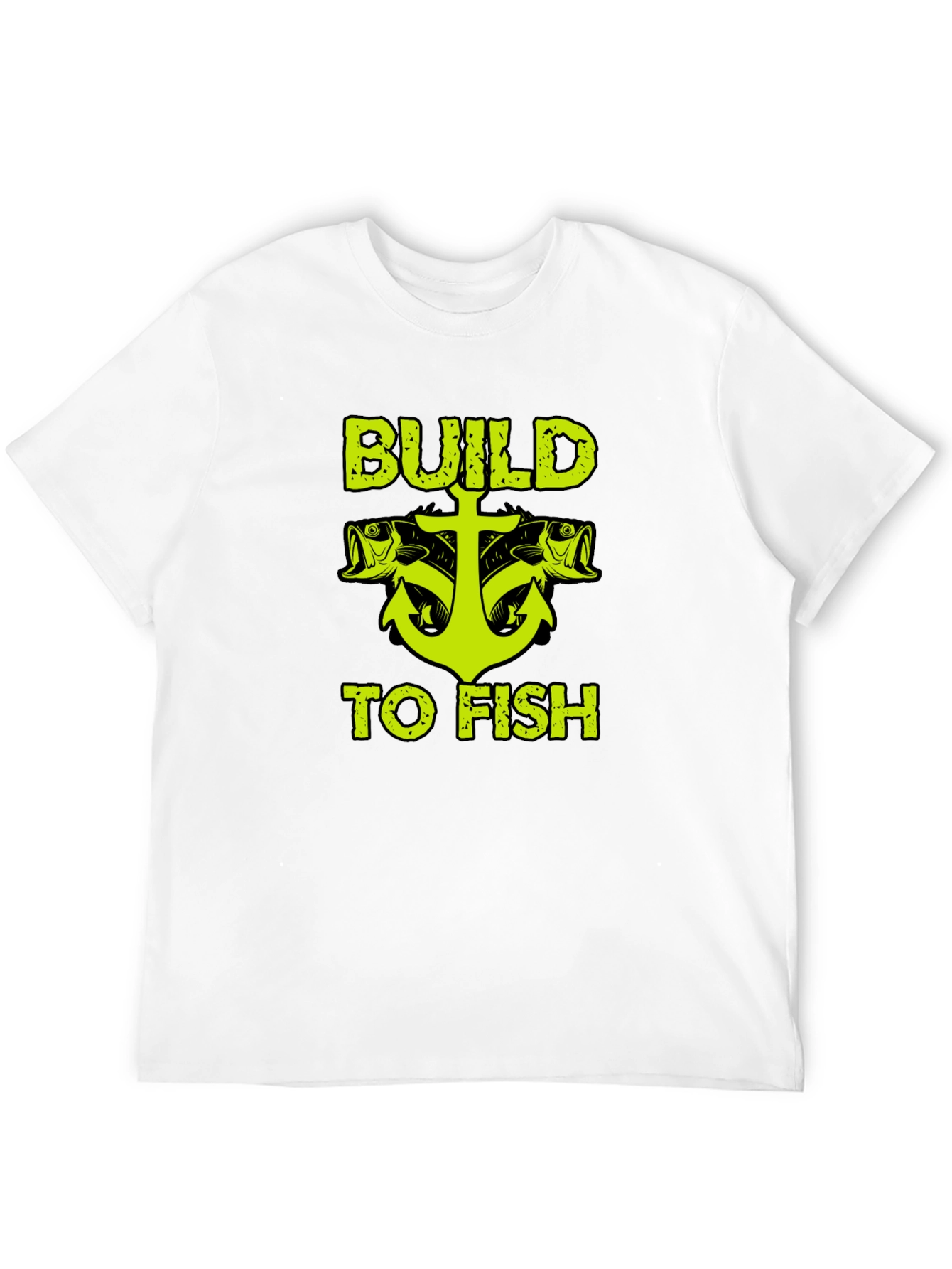 Build to Fish Graphic T-Shirt - Black