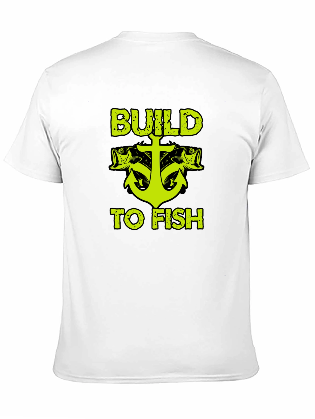Build to Fish Graphic T-Shirt - Black