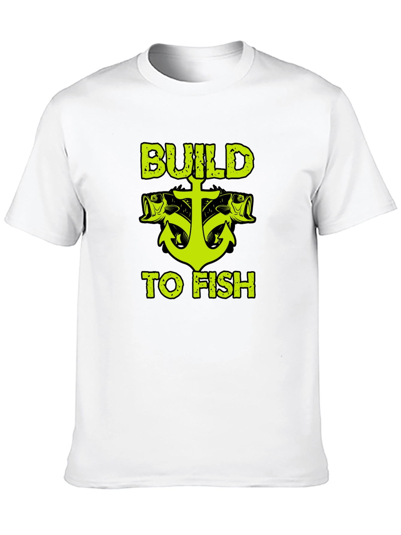 Build to Fish Graphic T-Shirt - Black