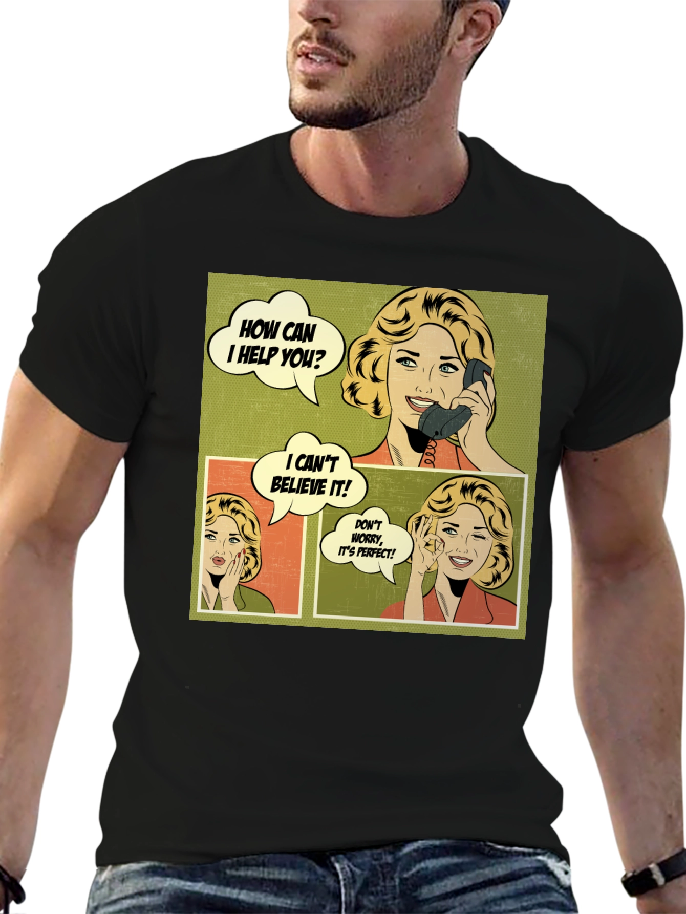 Retro Comic T-Shirt - Humor Graphic Tee