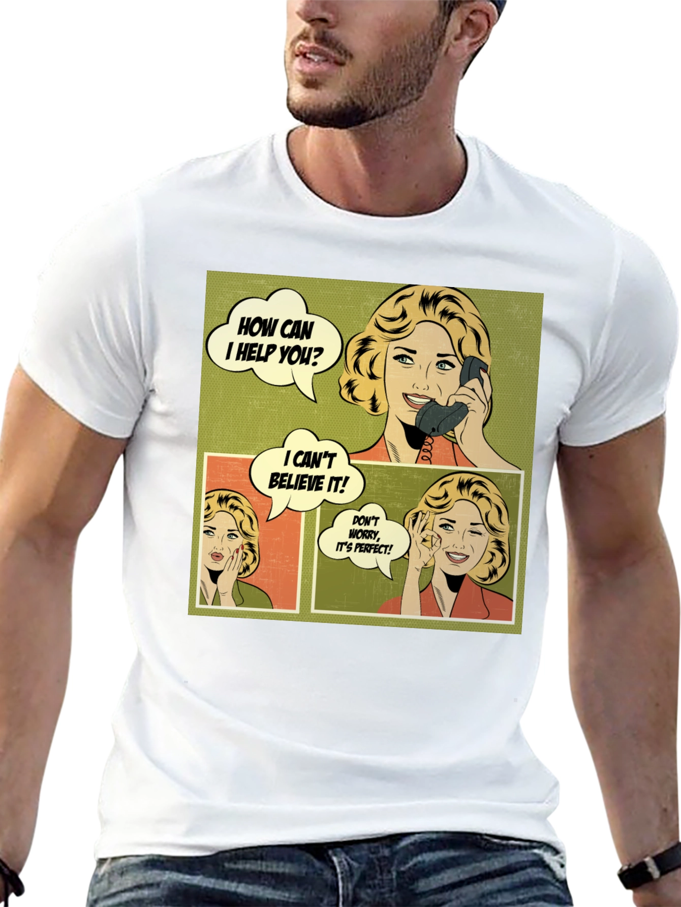 Retro Comic T-Shirt - Humor Graphic Tee