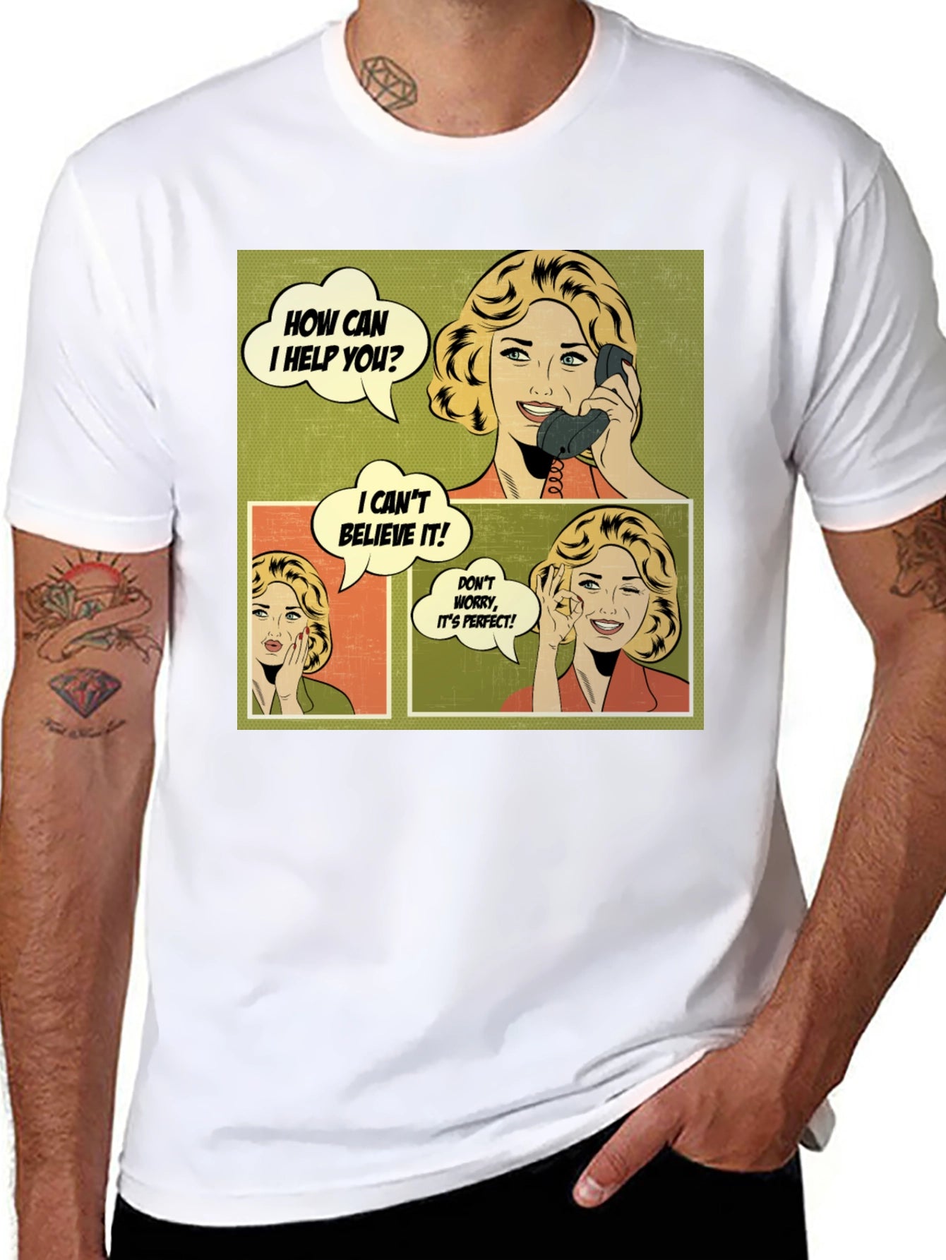 Retro Comic T-Shirt - Humor Graphic Tee