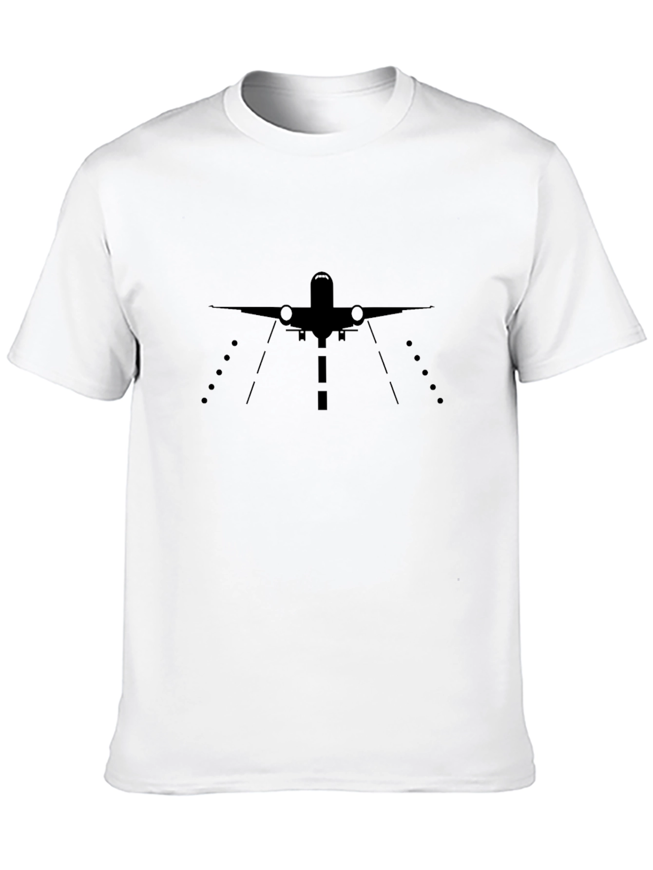 Airplane Silhouette Graphic T-Shirt