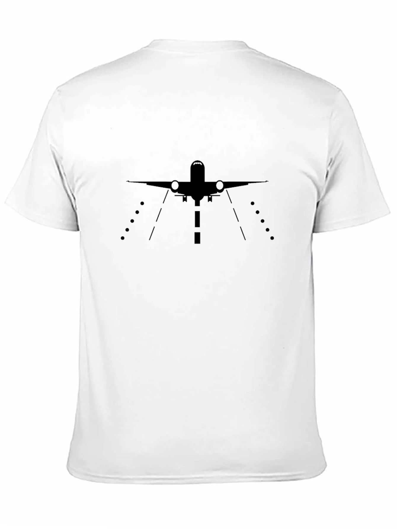 Airplane Silhouette Graphic T-Shirt