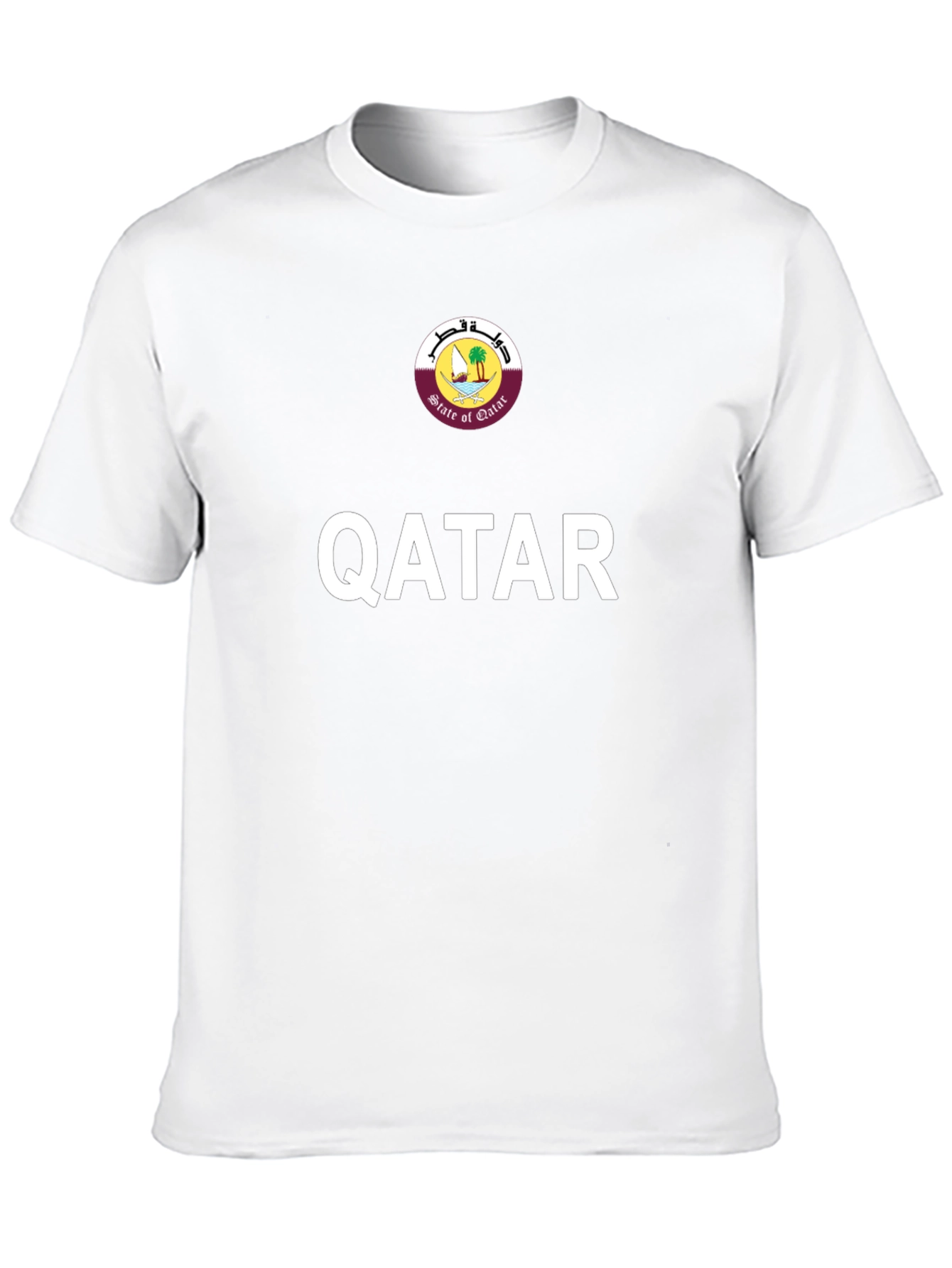 Qatar T-Shirt - Black Qatar Pride Tee