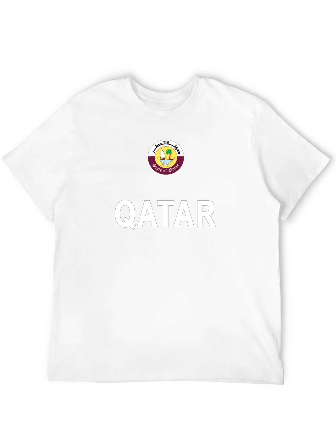 Qatar T-Shirt - Black Qatar Pride Tee