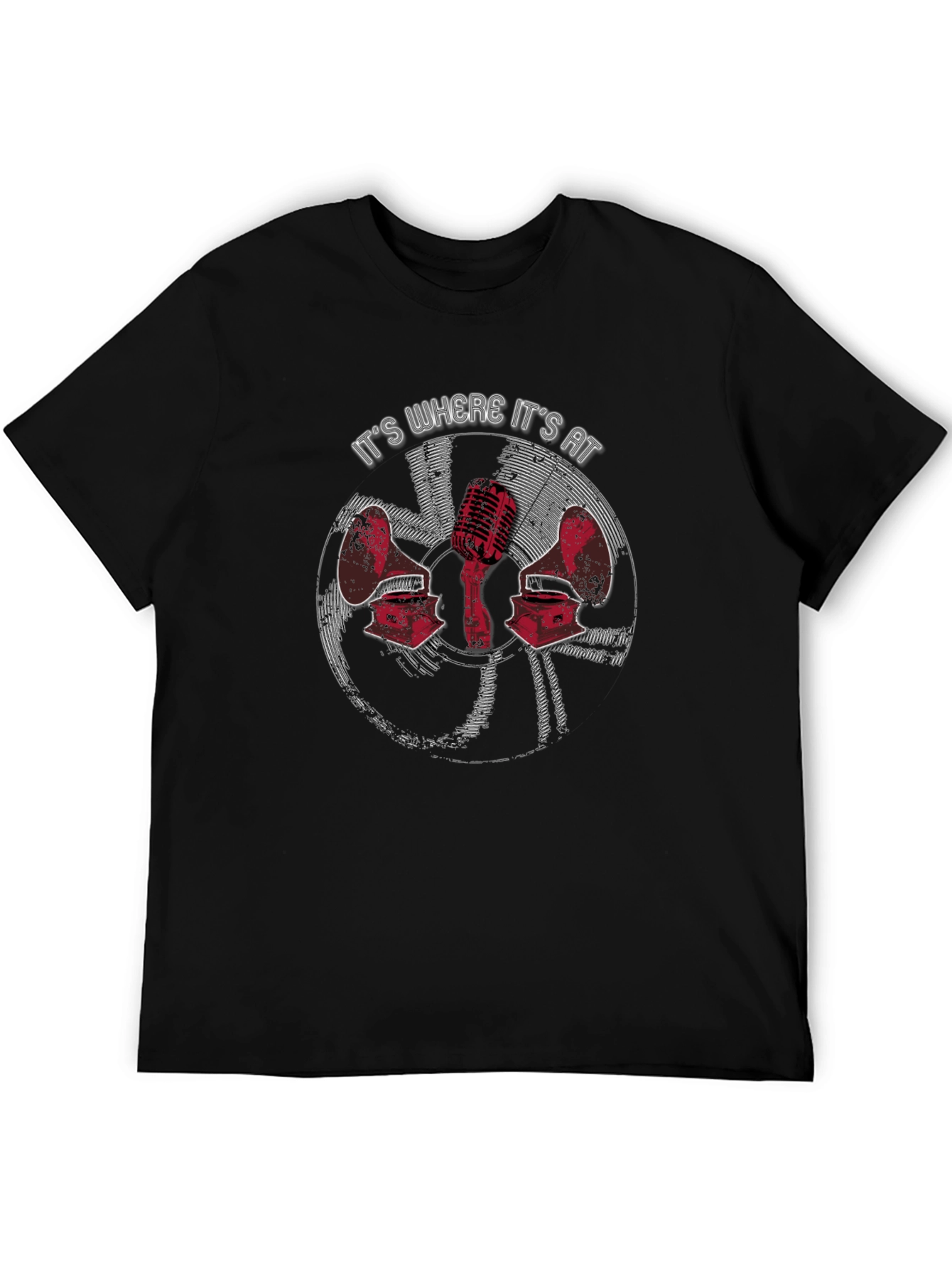 Retro Music Lovers Tee - Its Where Its At