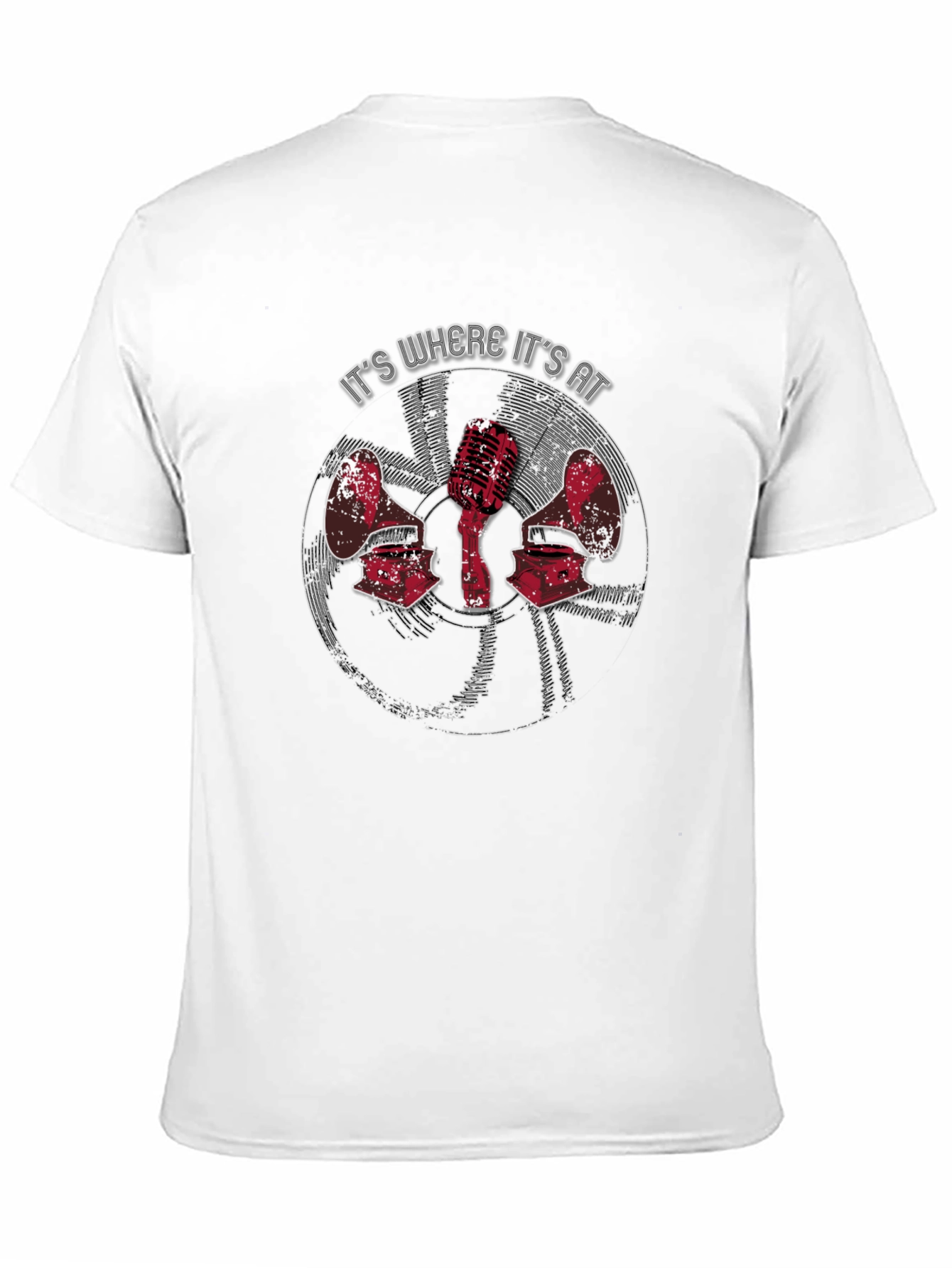 Retro Music Lovers Tee - Its Where Its At