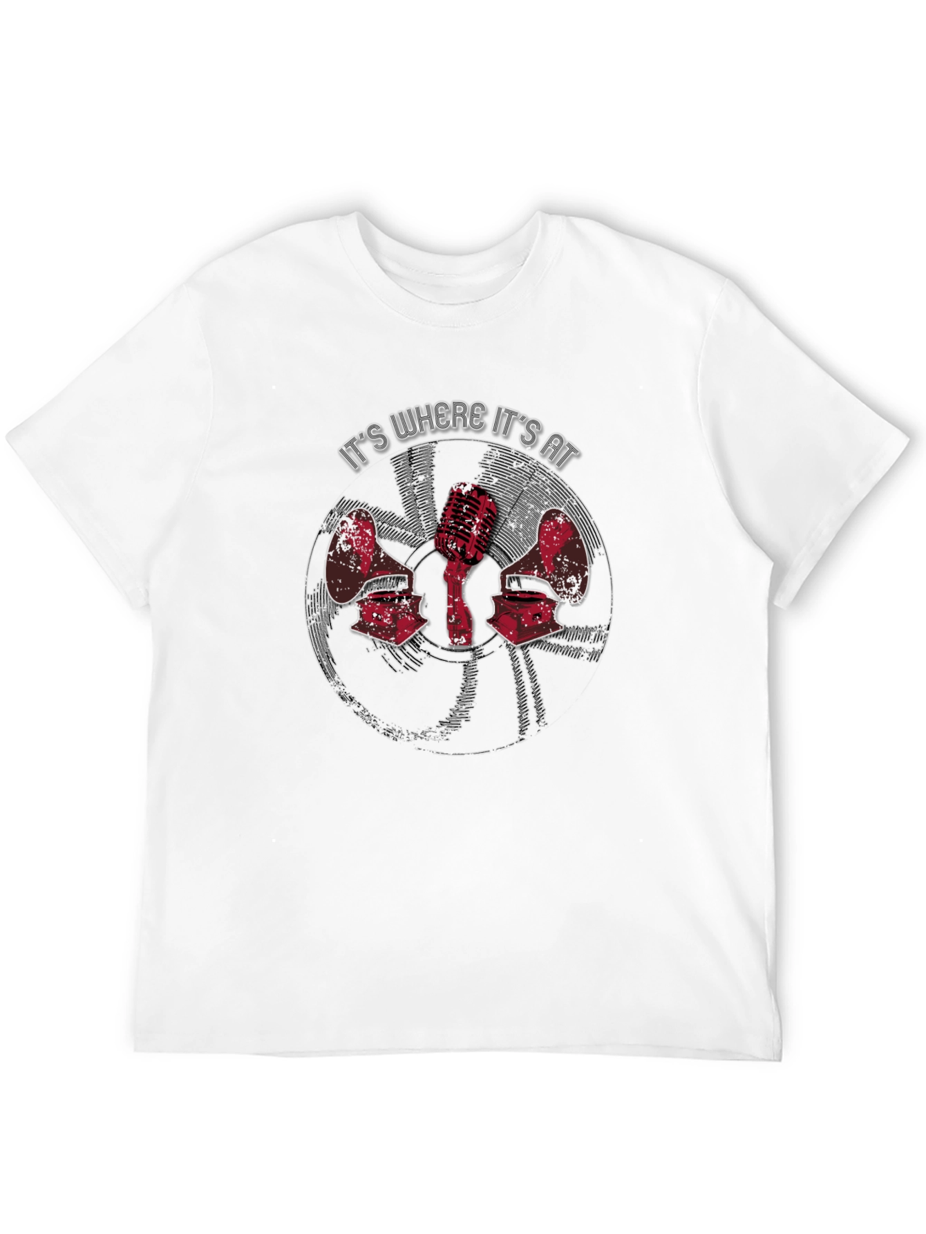 Retro Music Lovers Tee - Its Where Its At