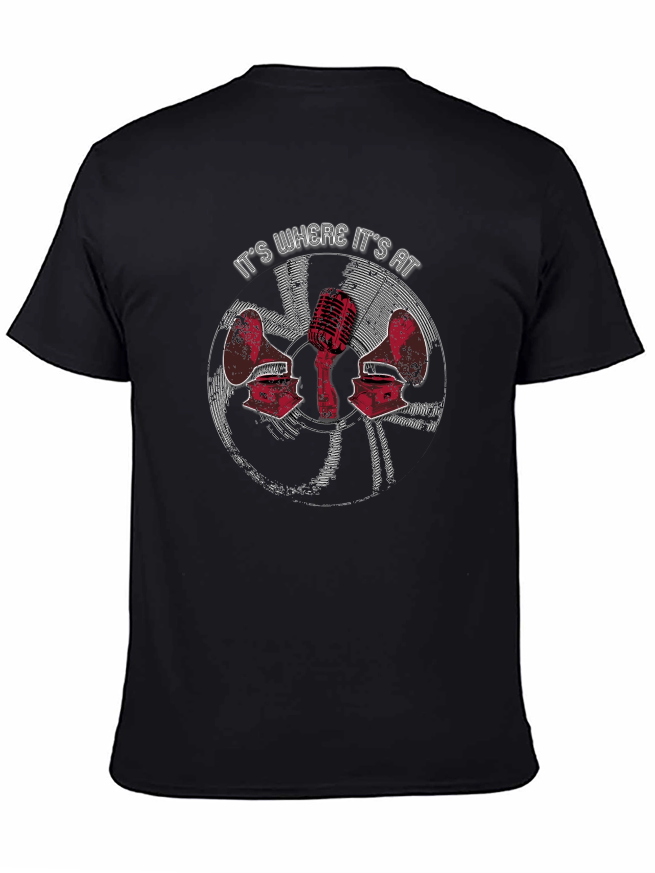 Retro Music Lovers Tee - Its Where Its At