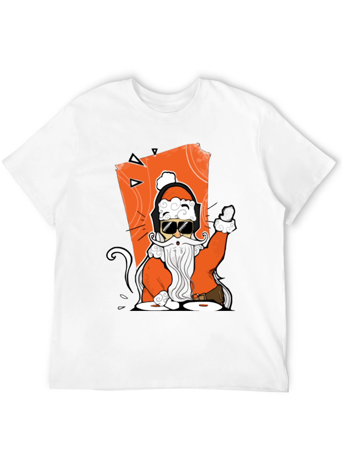 Cool Santa Graphic Tee - Holiday Style