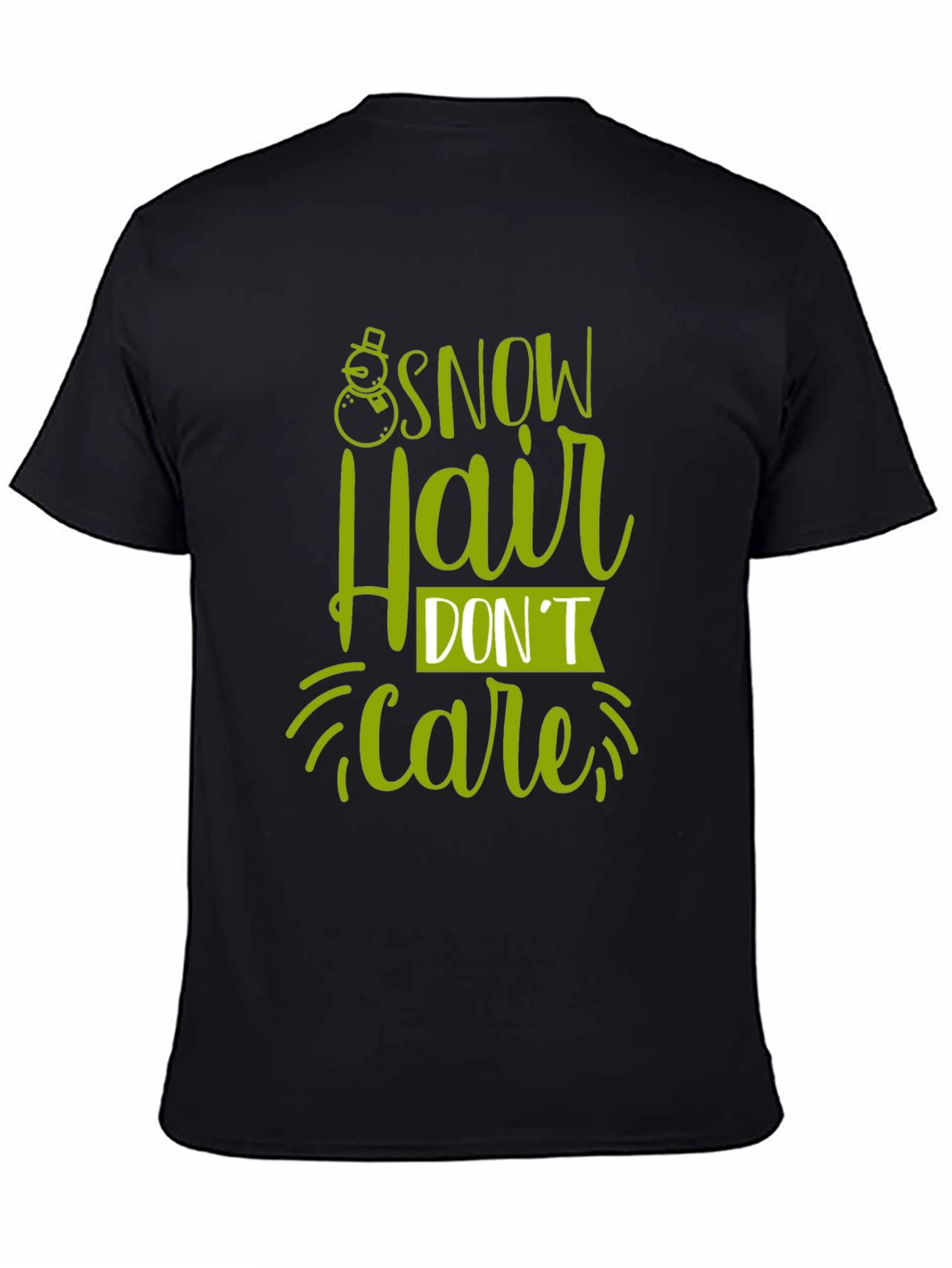 Snow Hair Dont Care Graphic Tee
