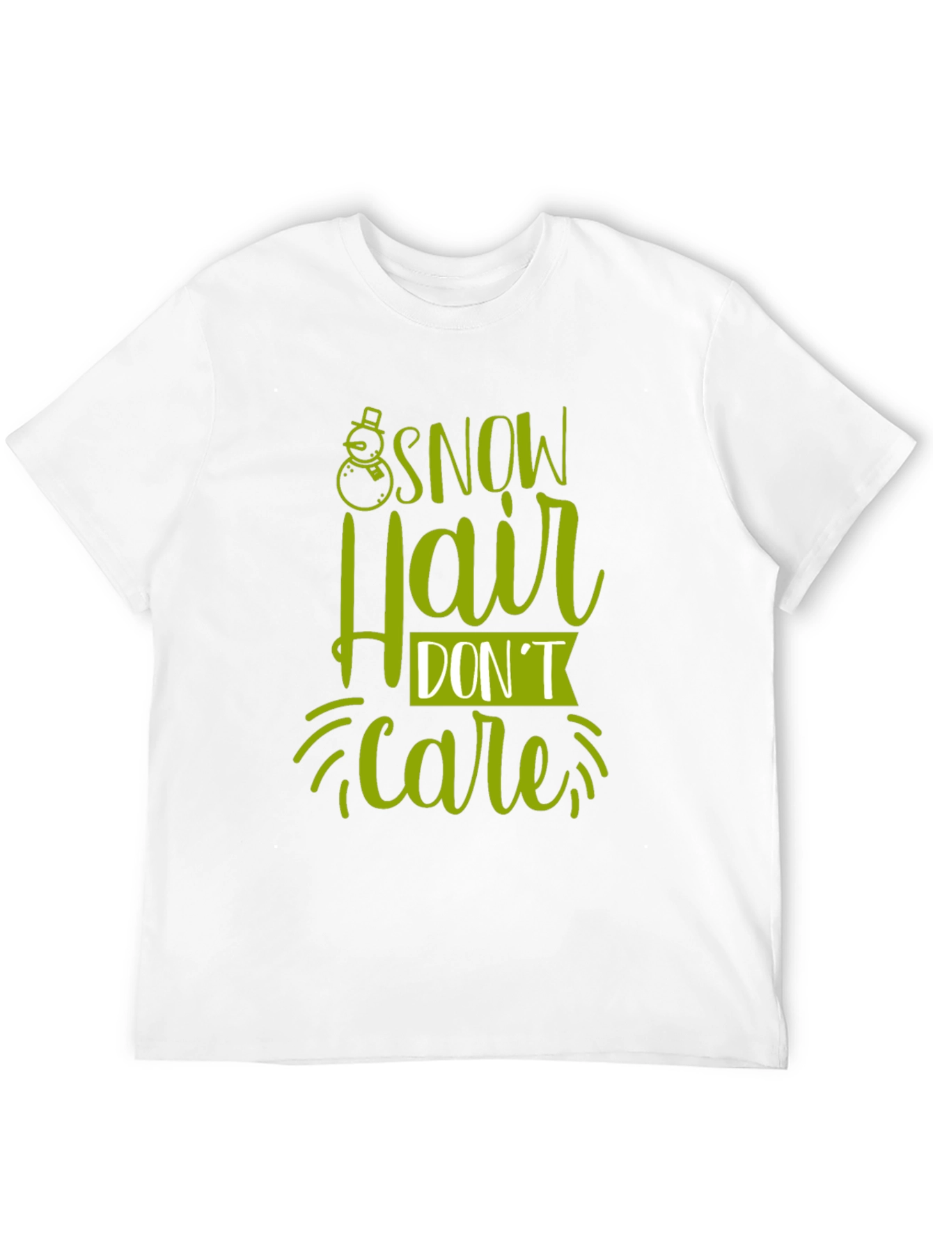 Snow Hair Dont Care Graphic Tee