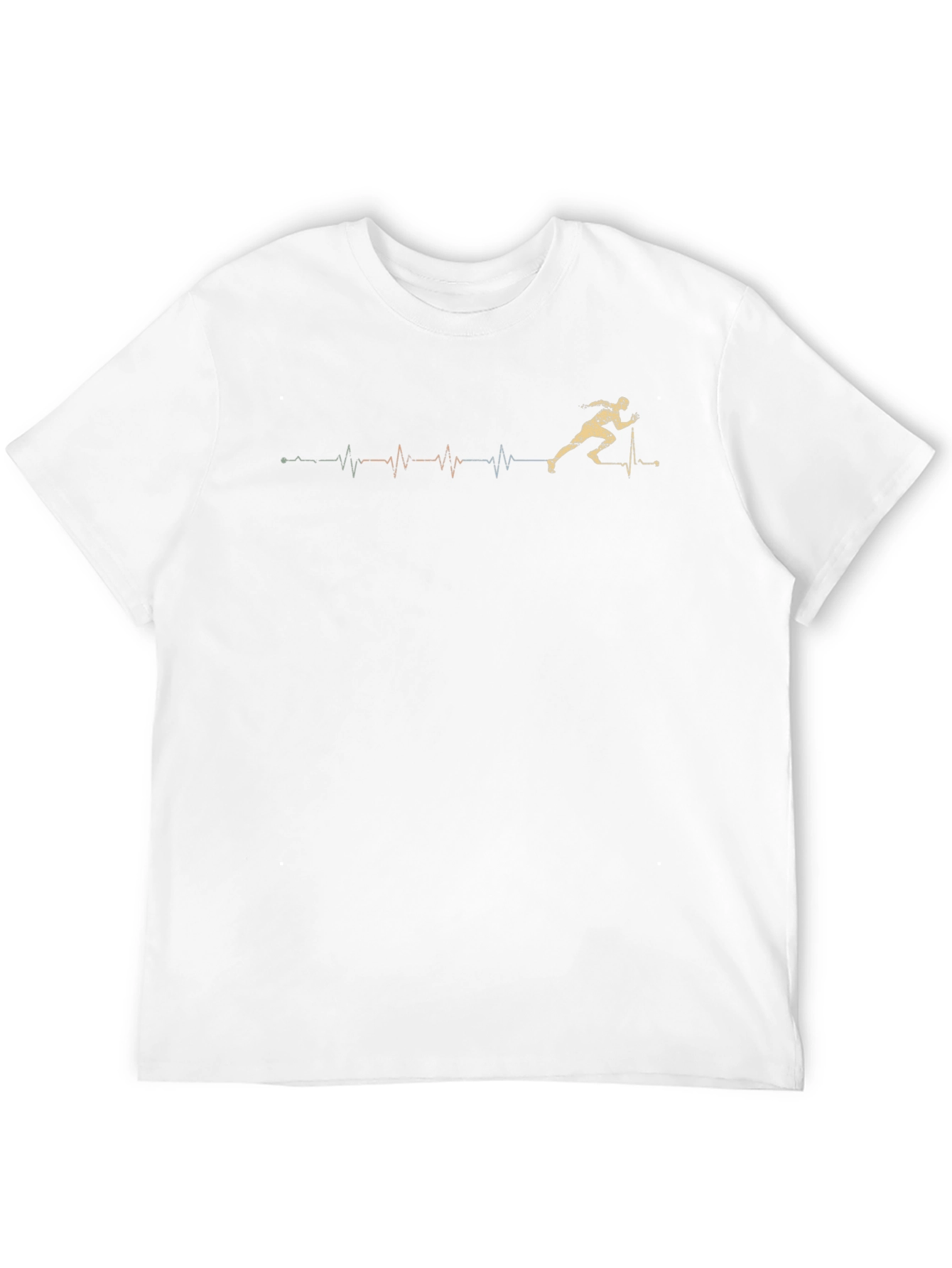Runner Heartbeat T-Shirt - Sporty Graphic Tee