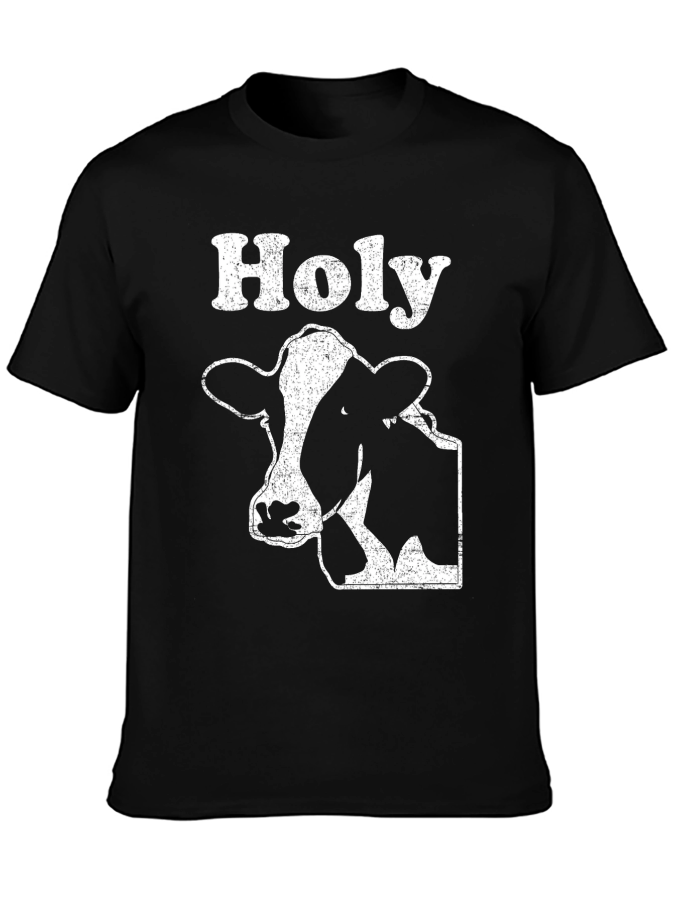 Holy Cow Graphic T-Shirt - Black