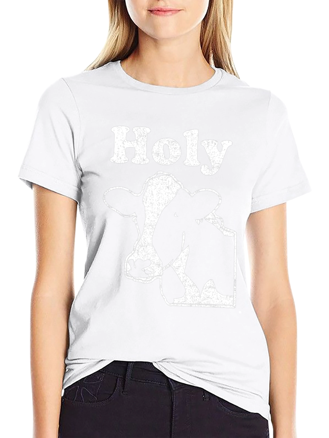 Holy Cow Graphic T-Shirt - Black