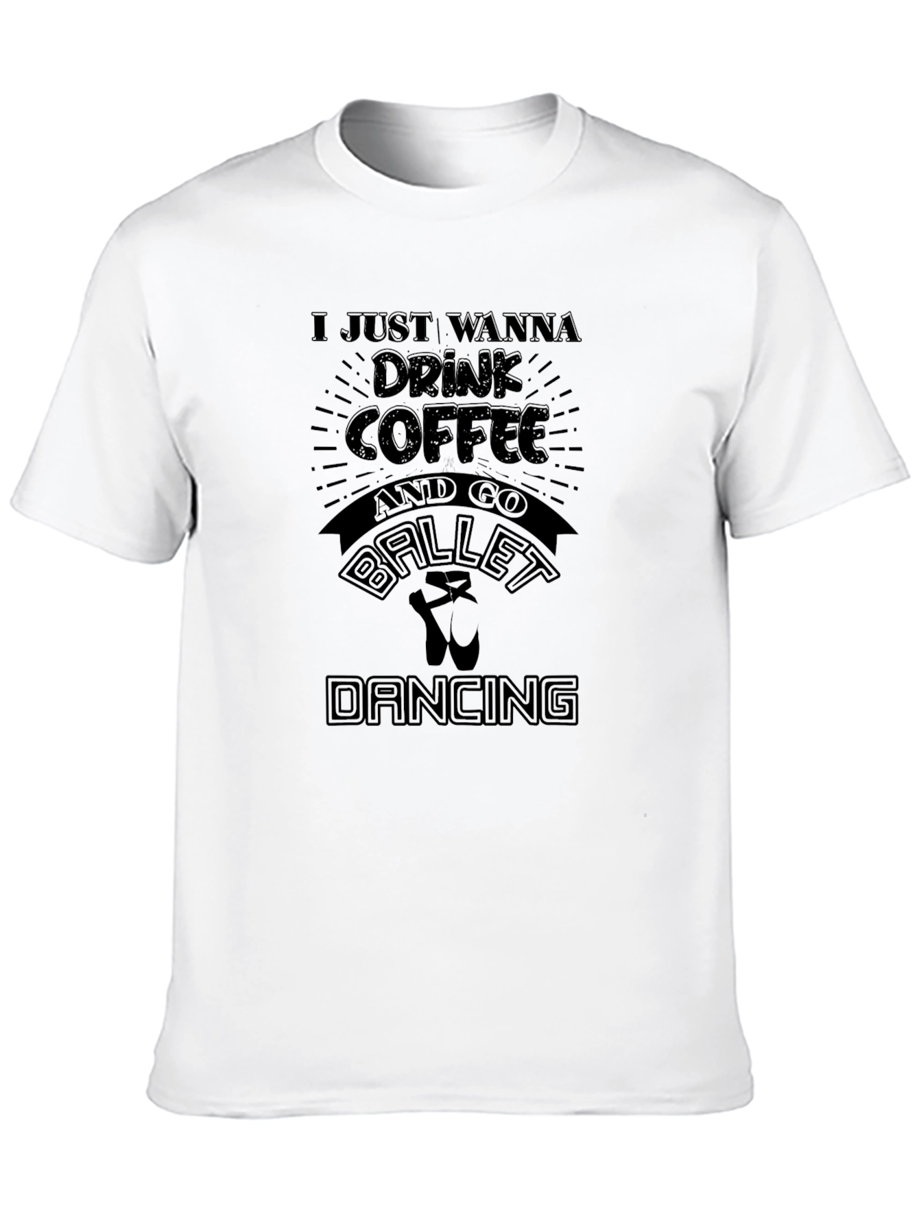 Coffee Ballet Dancing Graphic T-Shirt