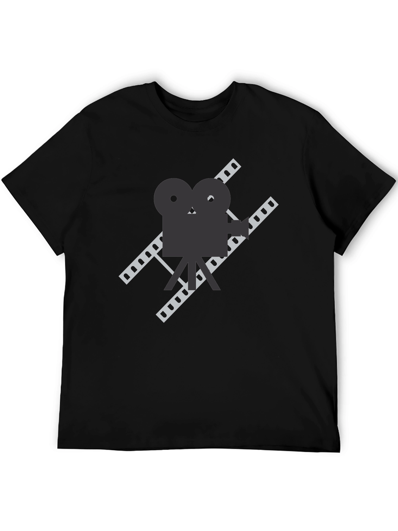 Retro Film Camera T-Shirt - Classic Movie Lover Tee