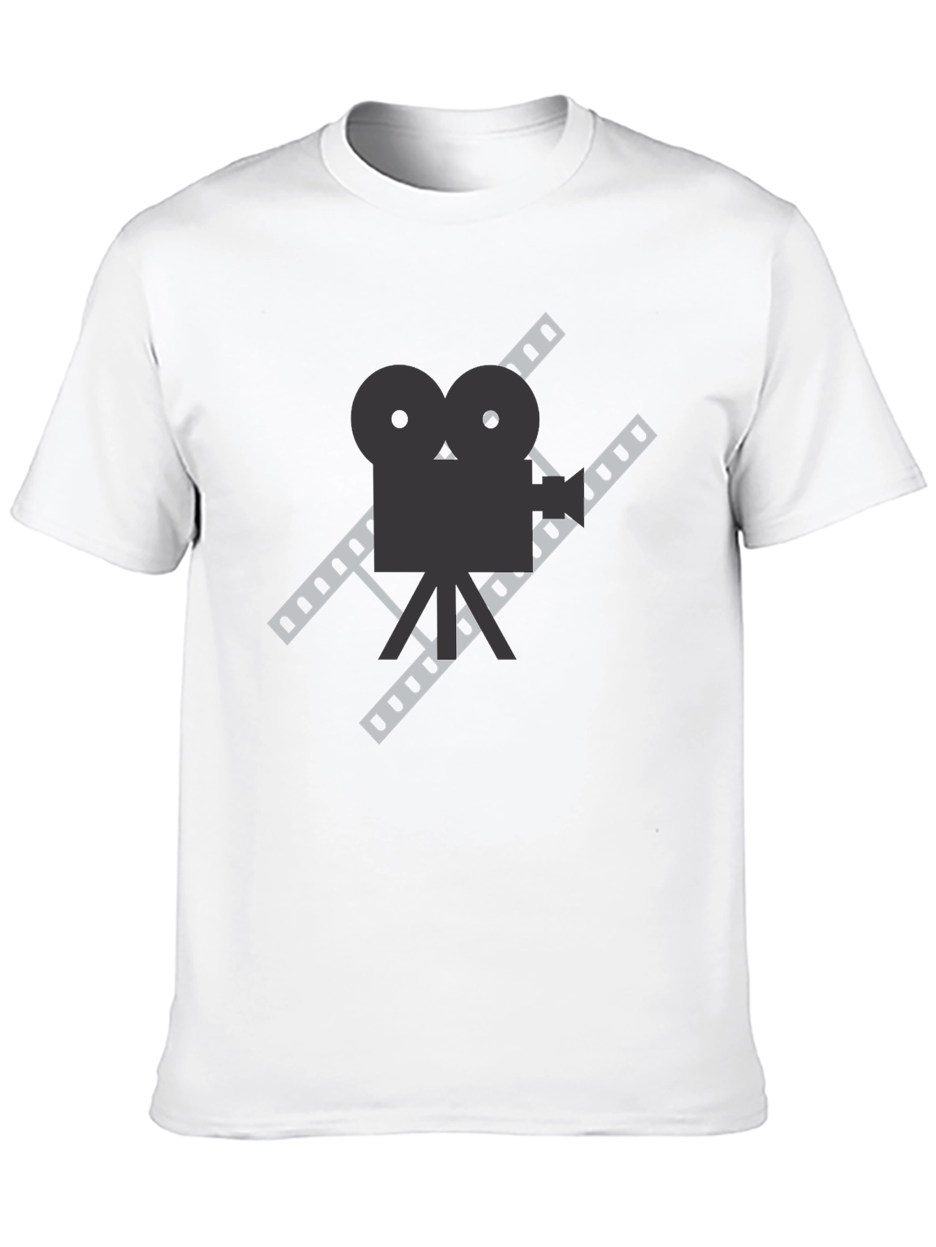 Retro Film Camera T-Shirt - Classic Movie Lover Tee