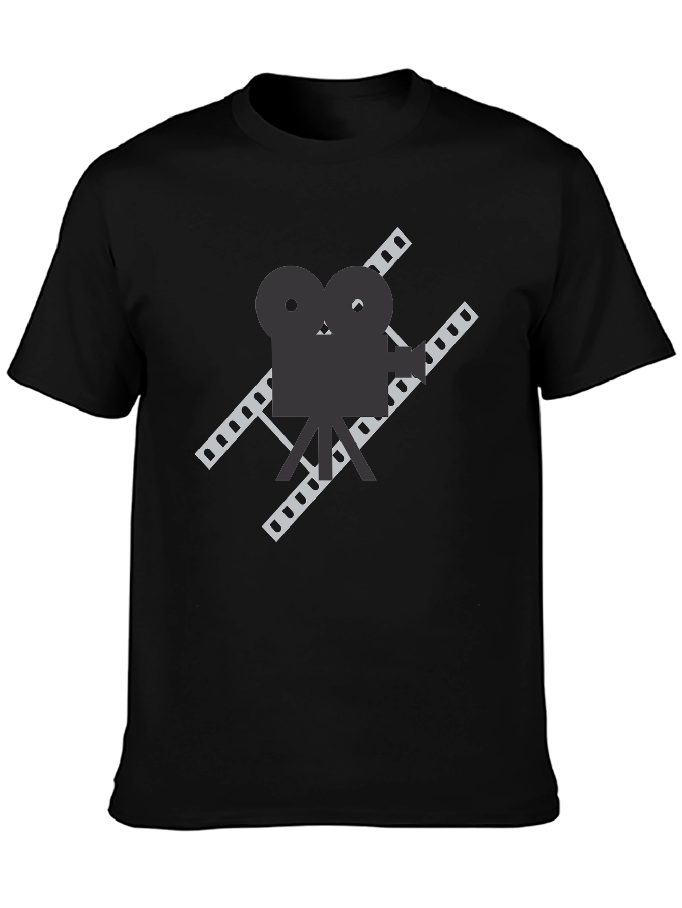Retro Film Camera T-Shirt - Classic Movie Lover Tee