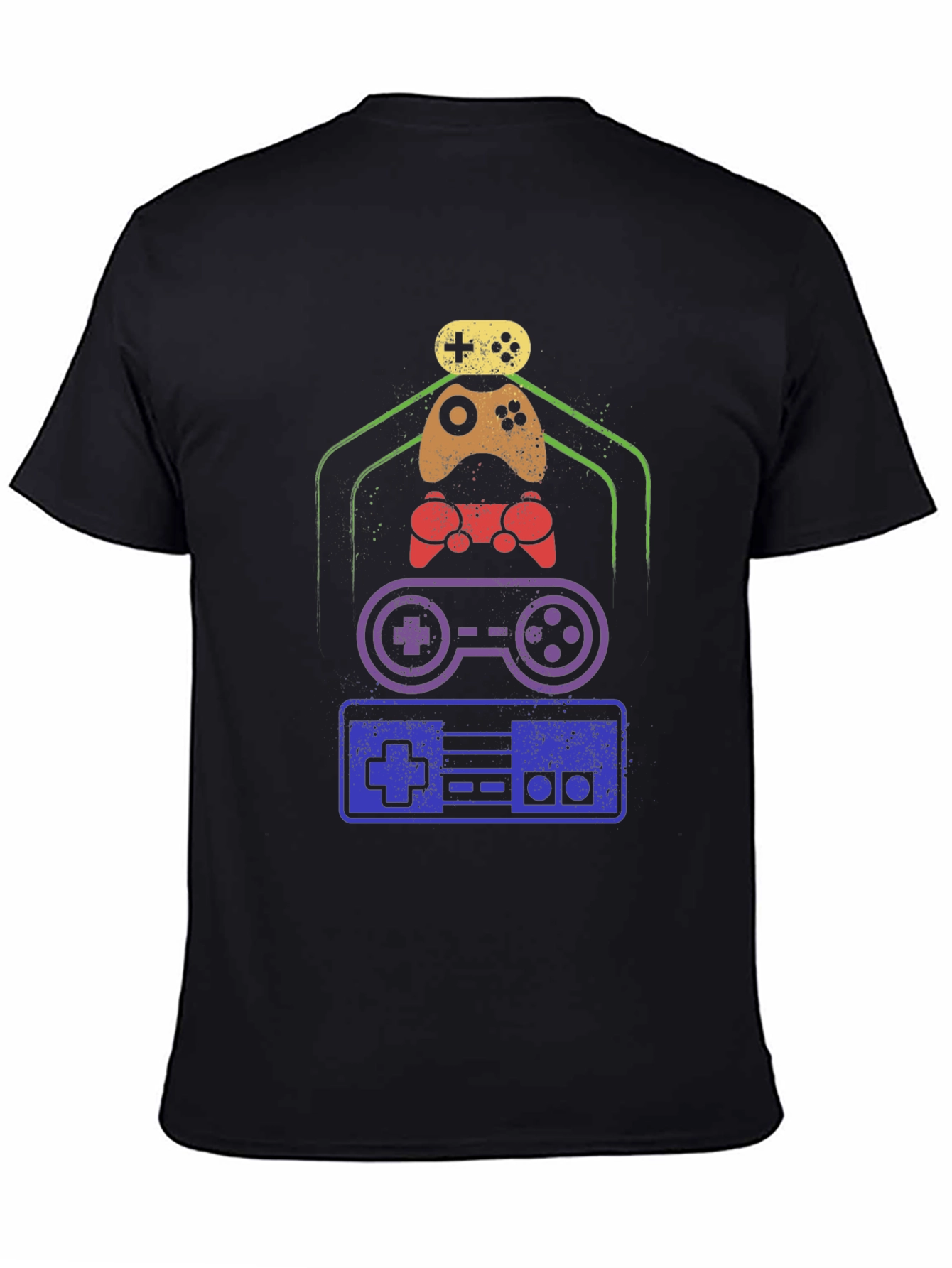 Retro Gaming Controller T-Shirt - Classic Gamer Tee