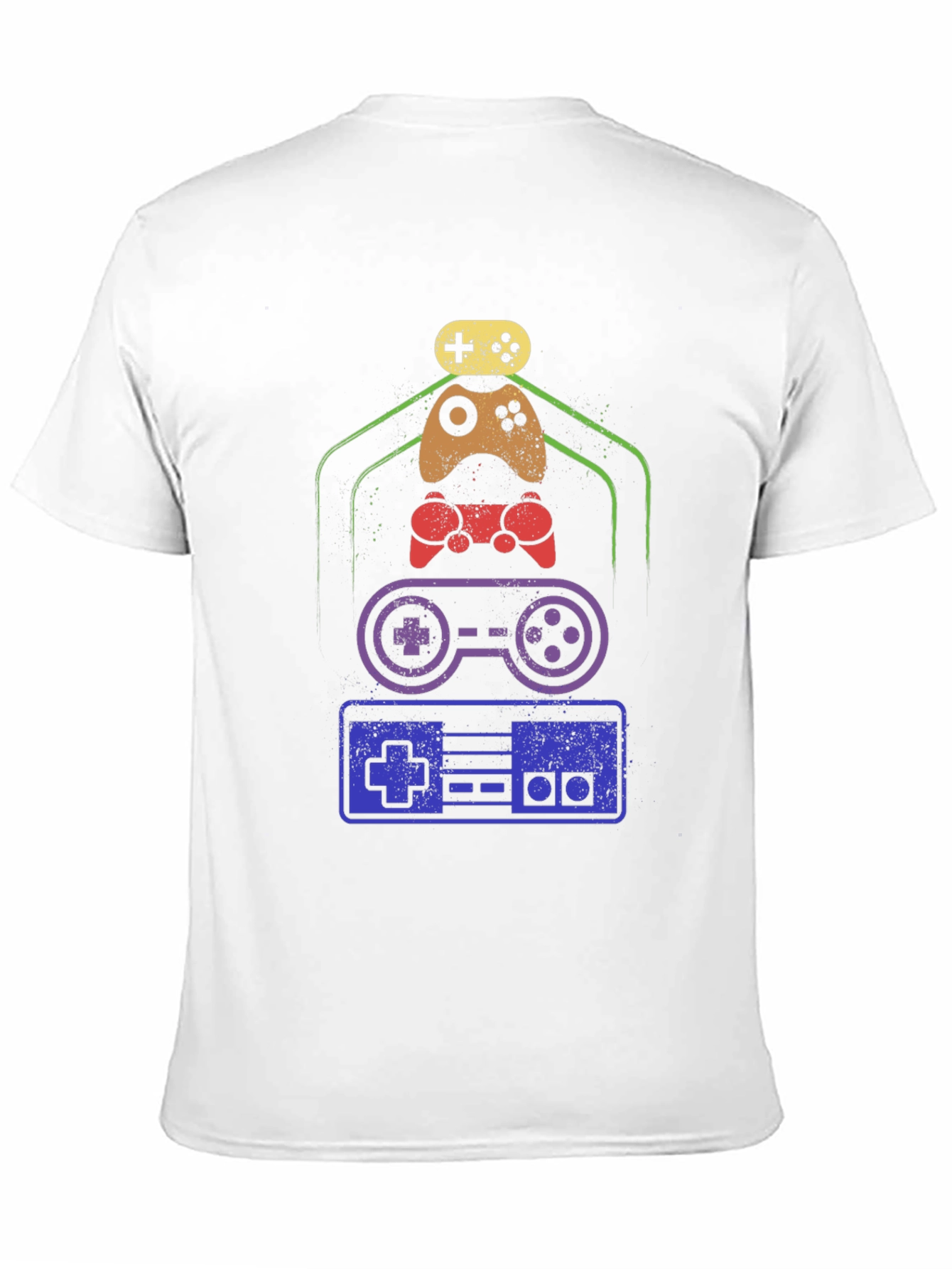 Retro Gaming Controller T-Shirt - Classic Gamer Tee