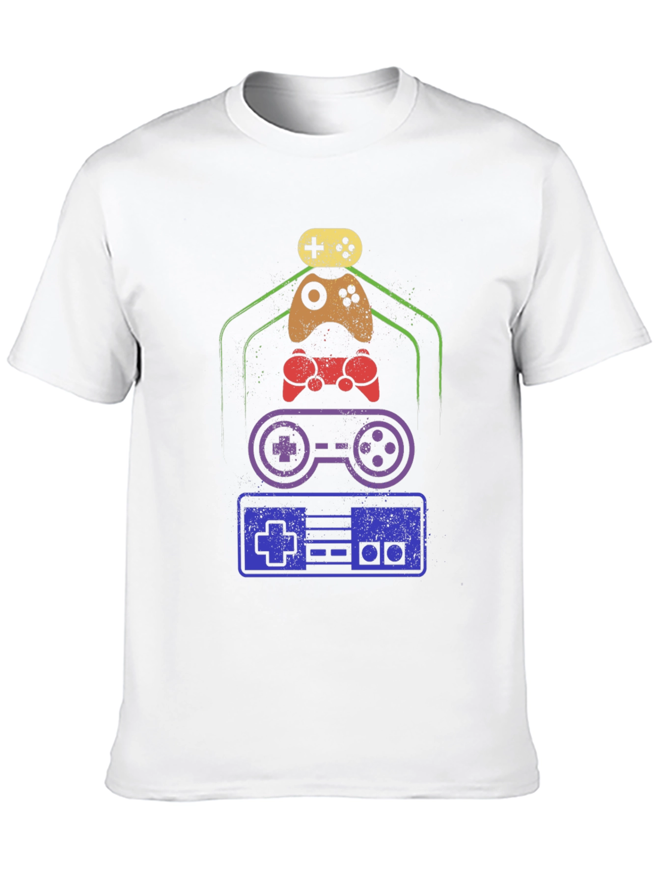 Retro Gaming Controller T-Shirt - Classic Gamer Tee