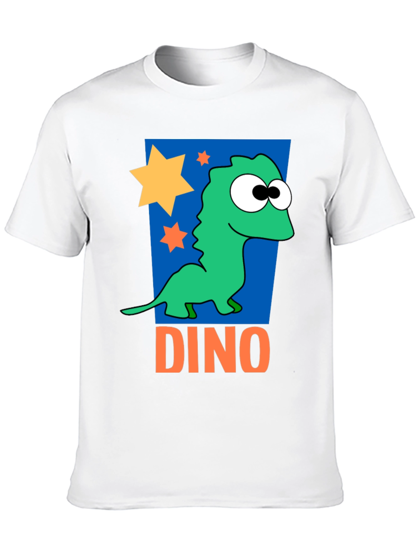Retro Dino Graphic Tee - Cartoon Dinosaur Shirt
