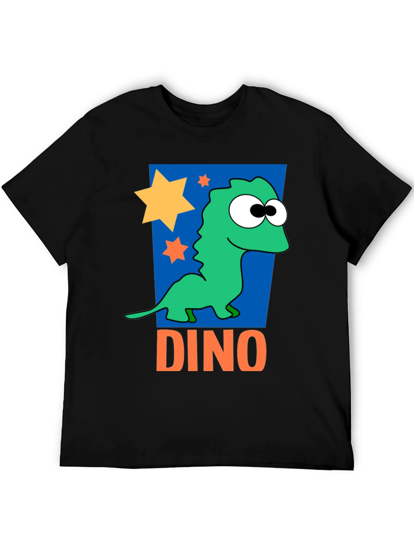 Retro Dino Graphic Tee - Cartoon Dinosaur Shirt