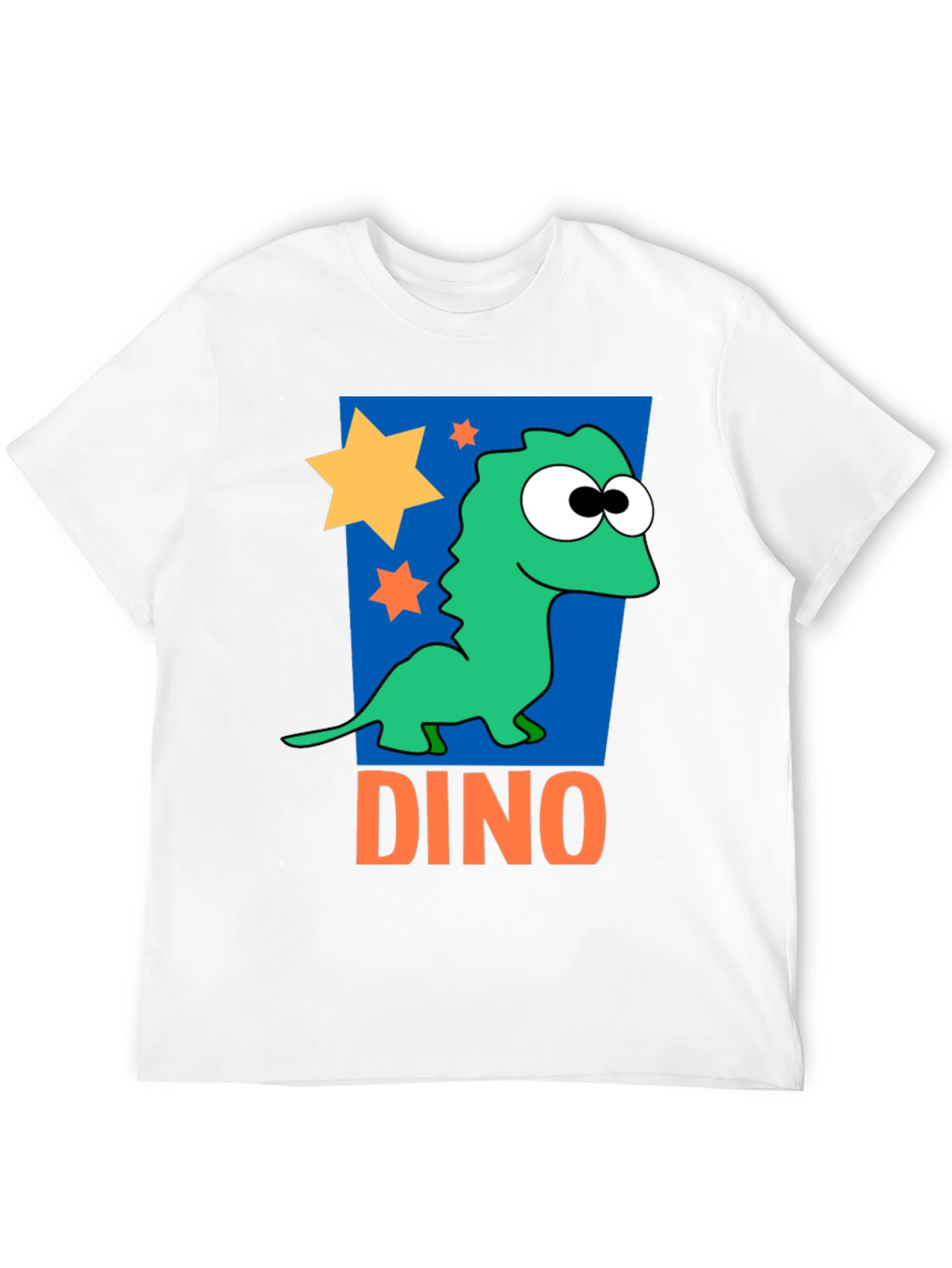 Retro Dino Graphic Tee - Cartoon Dinosaur Shirt