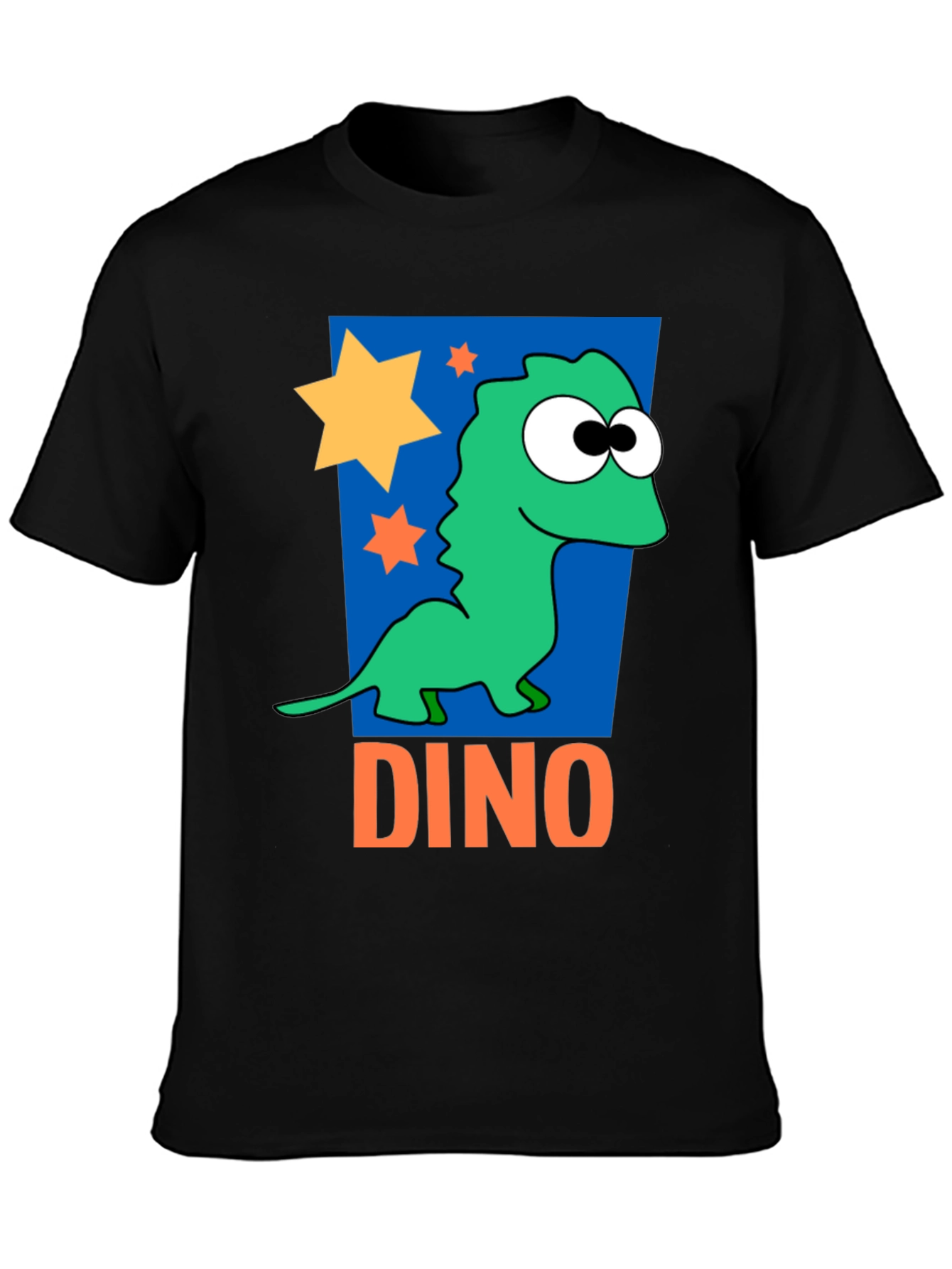 Retro Dino Graphic Tee - Cartoon Dinosaur Shirt