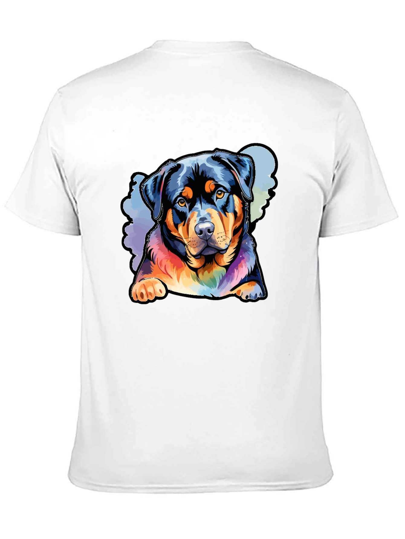 Rottweiler Rainbow Graphic Tee