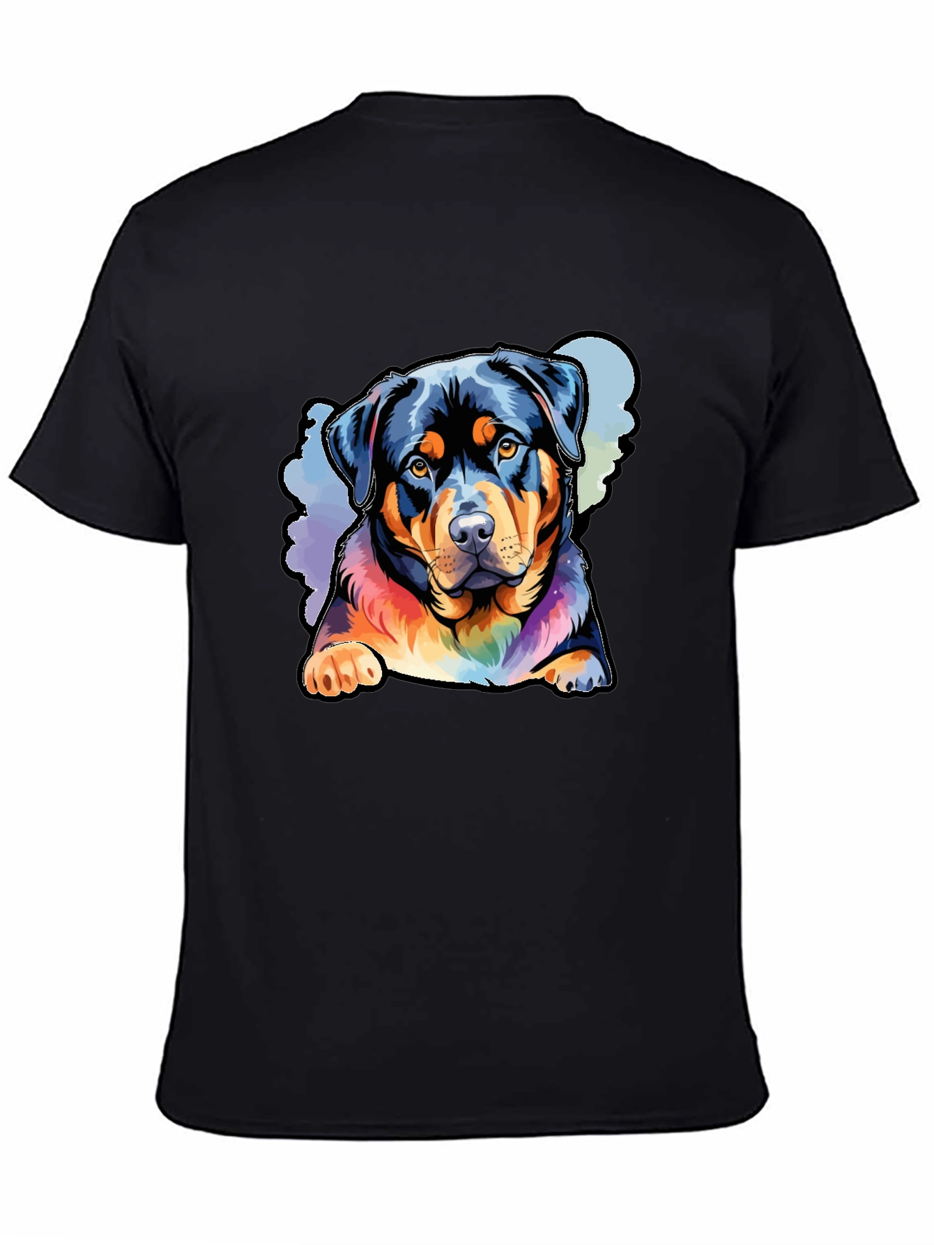 Rottweiler Rainbow Graphic Tee